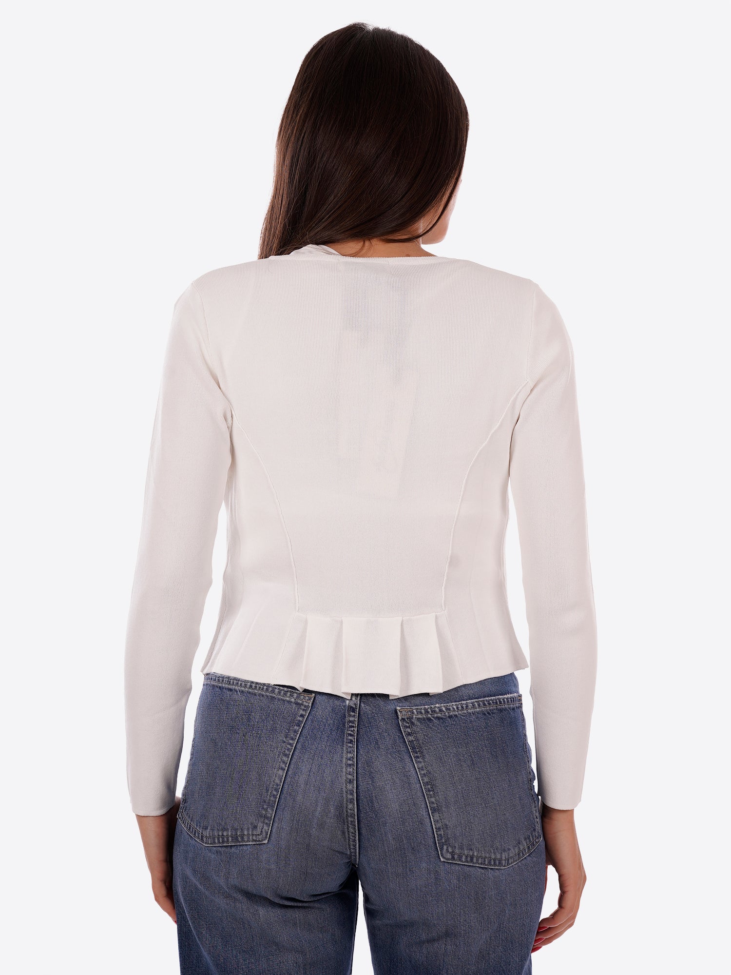Cardigan YES-ZEE da Donna - bianco M416LG00107