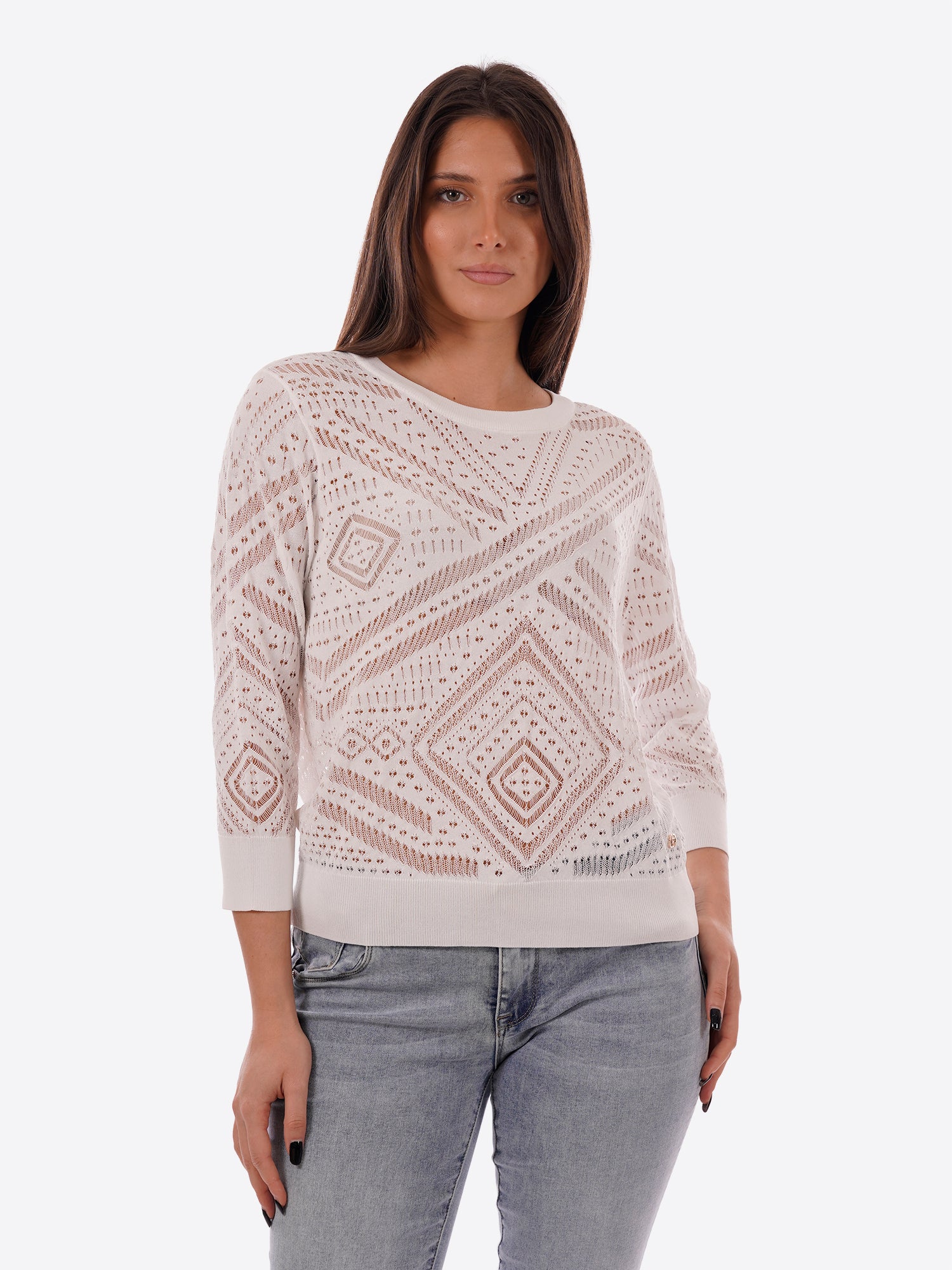 Maglia YES-ZEE da Donna - bianco M437BR00107