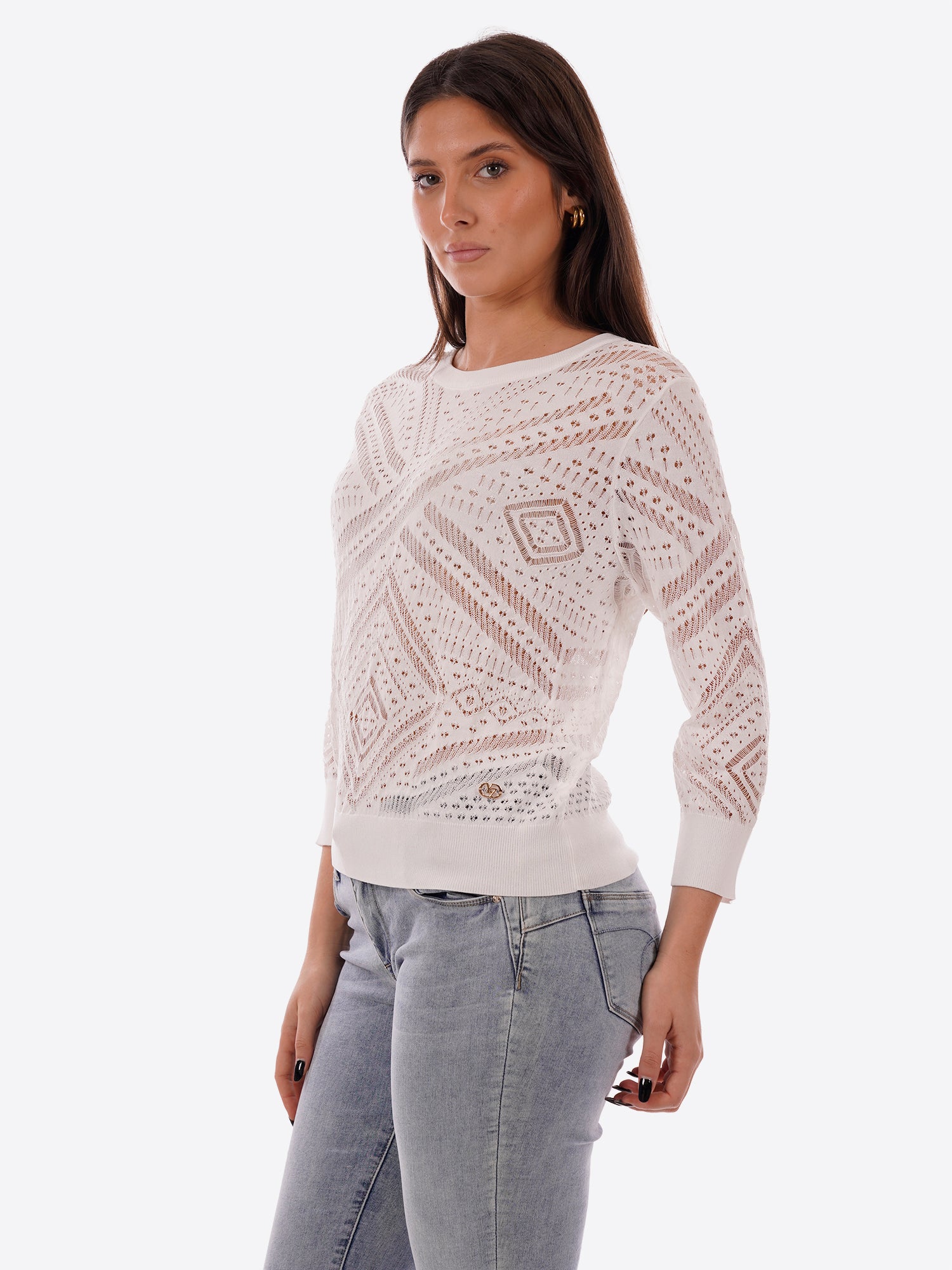 Maglia YES-ZEE da Donna - bianco M437BR00107