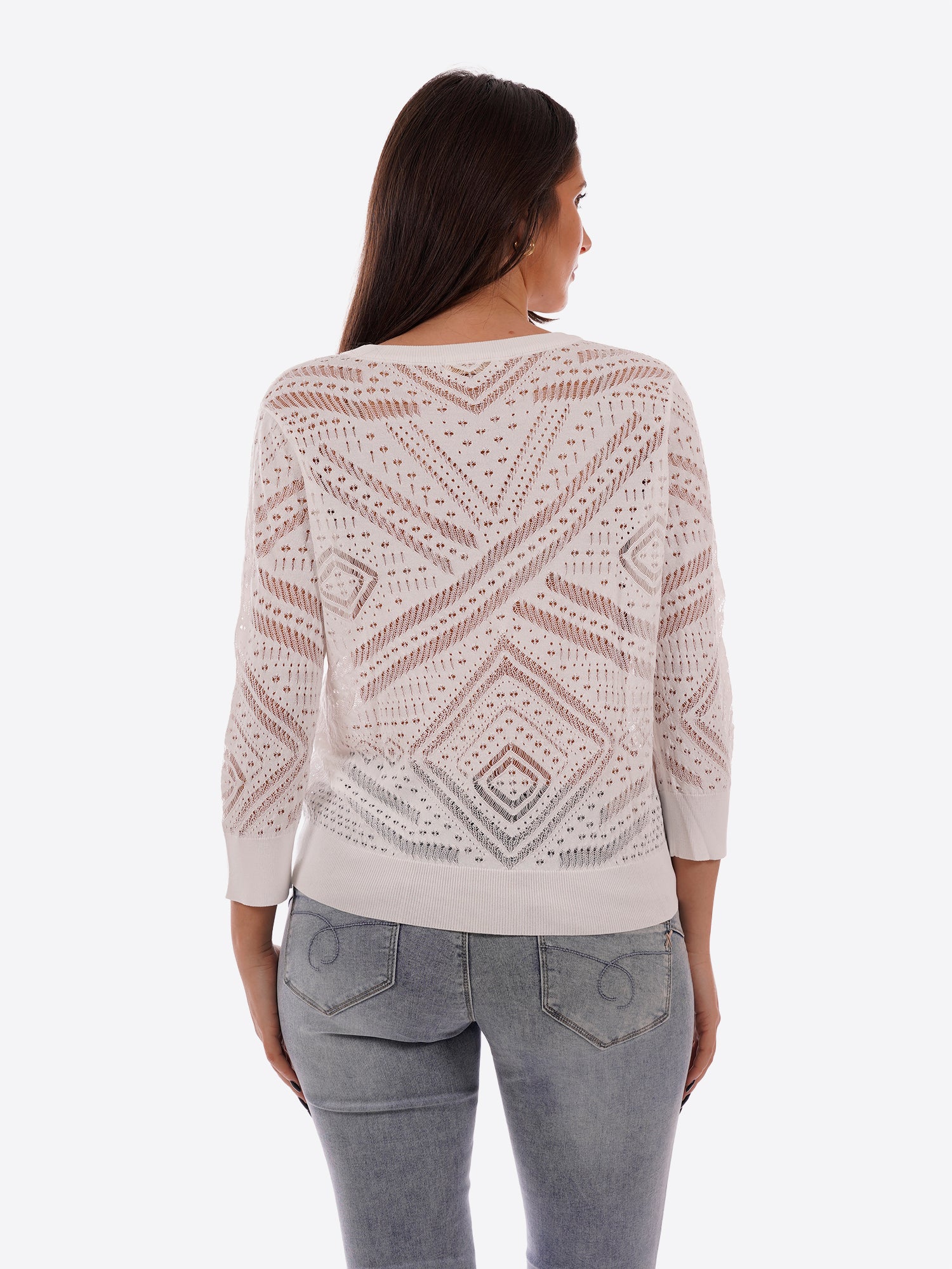 Maglia YES-ZEE da Donna - bianco M437BR00107