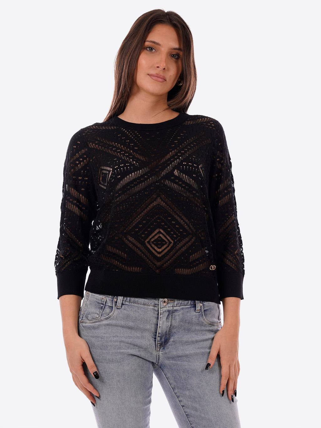 Maglia YES-ZEE da Donna - nero M437BR00801