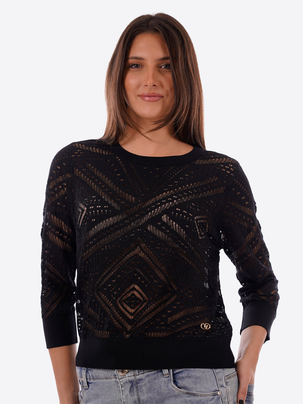 Maglia YES-ZEE da Donna - nero M437BR00801