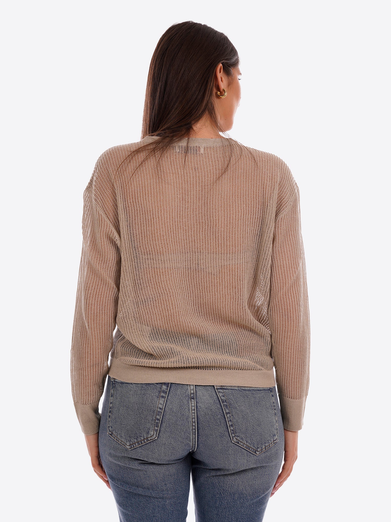 Maglione YES-ZEE da Donna - beige M449HF00222