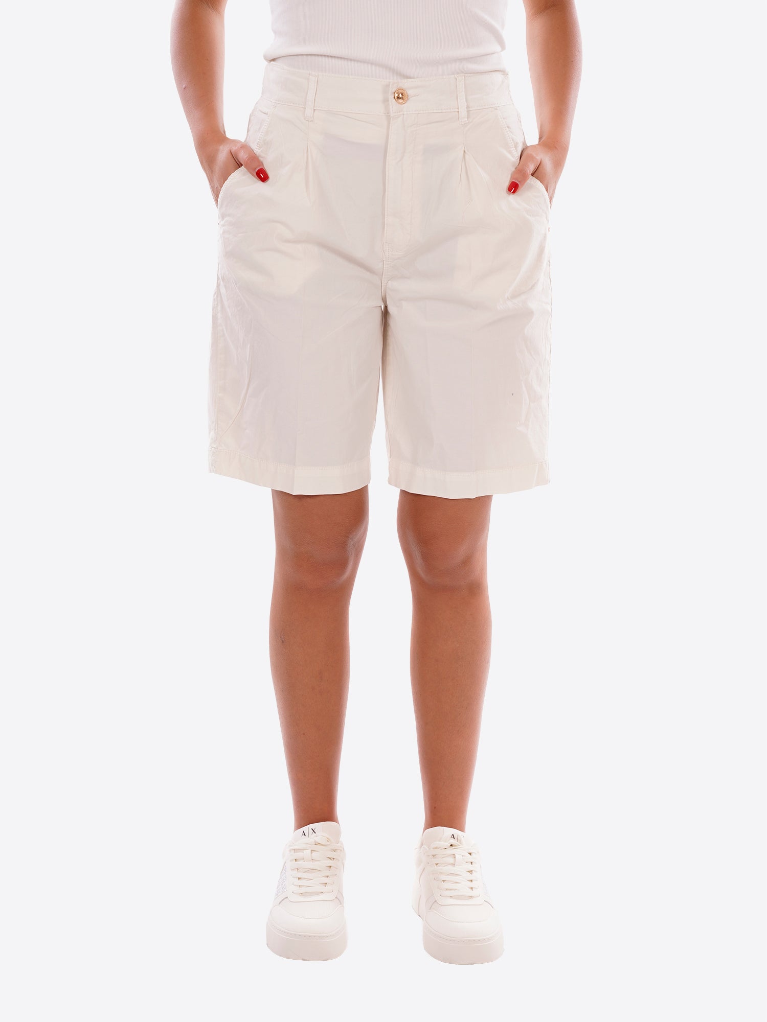 Bermuda YES-ZEE da Donna - bianco P294WV00107