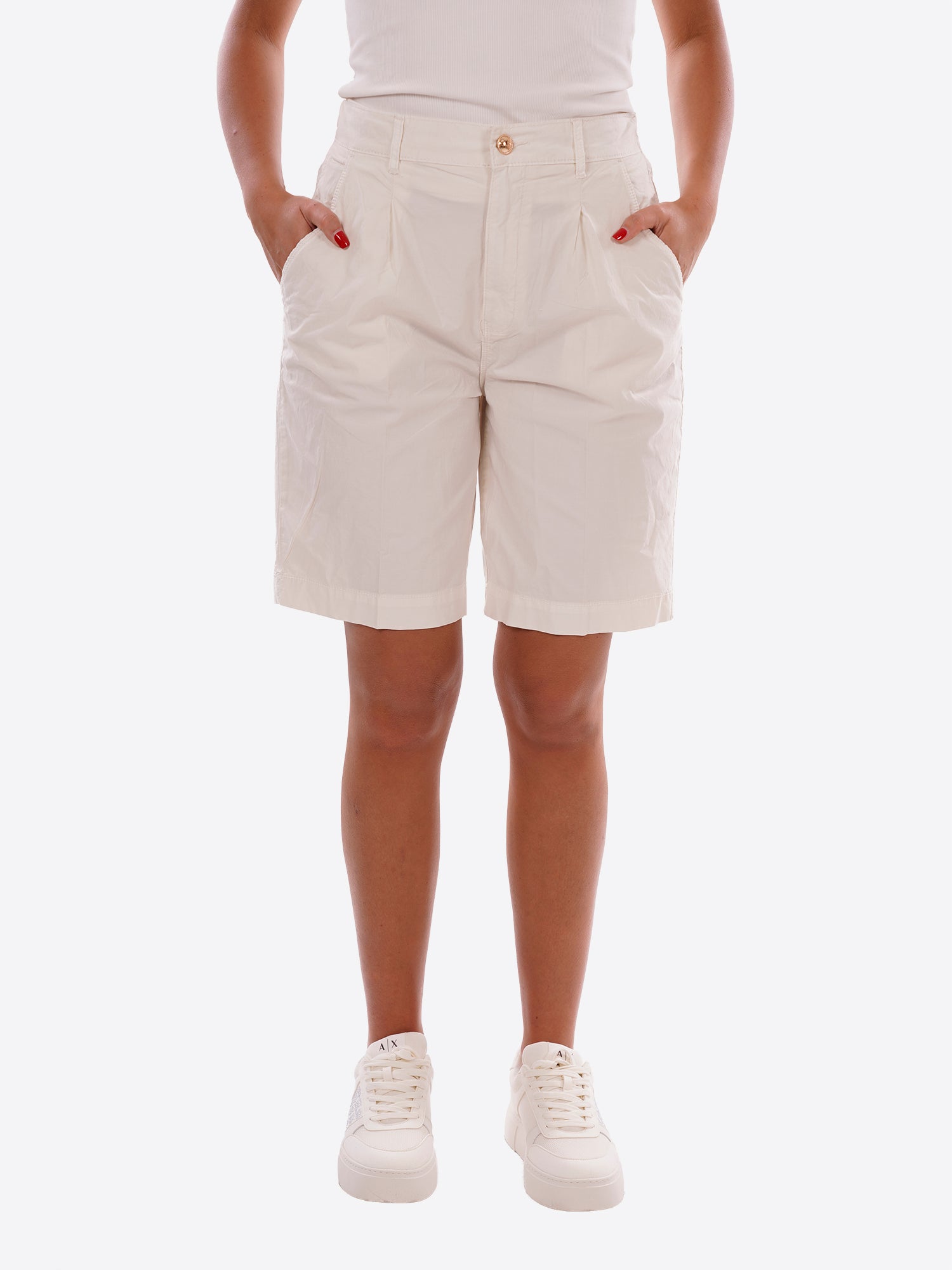 Bermuda YES-ZEE da Donna - bianco P294WV00107