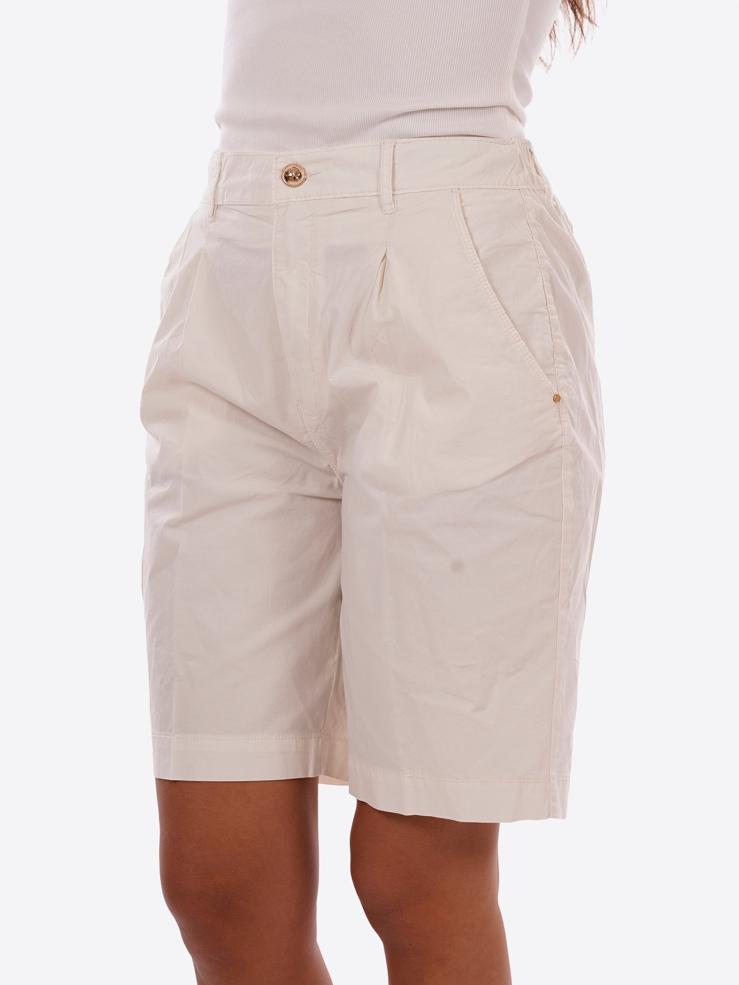 Bermuda YES-ZEE da Donna - bianco P294WV00107
