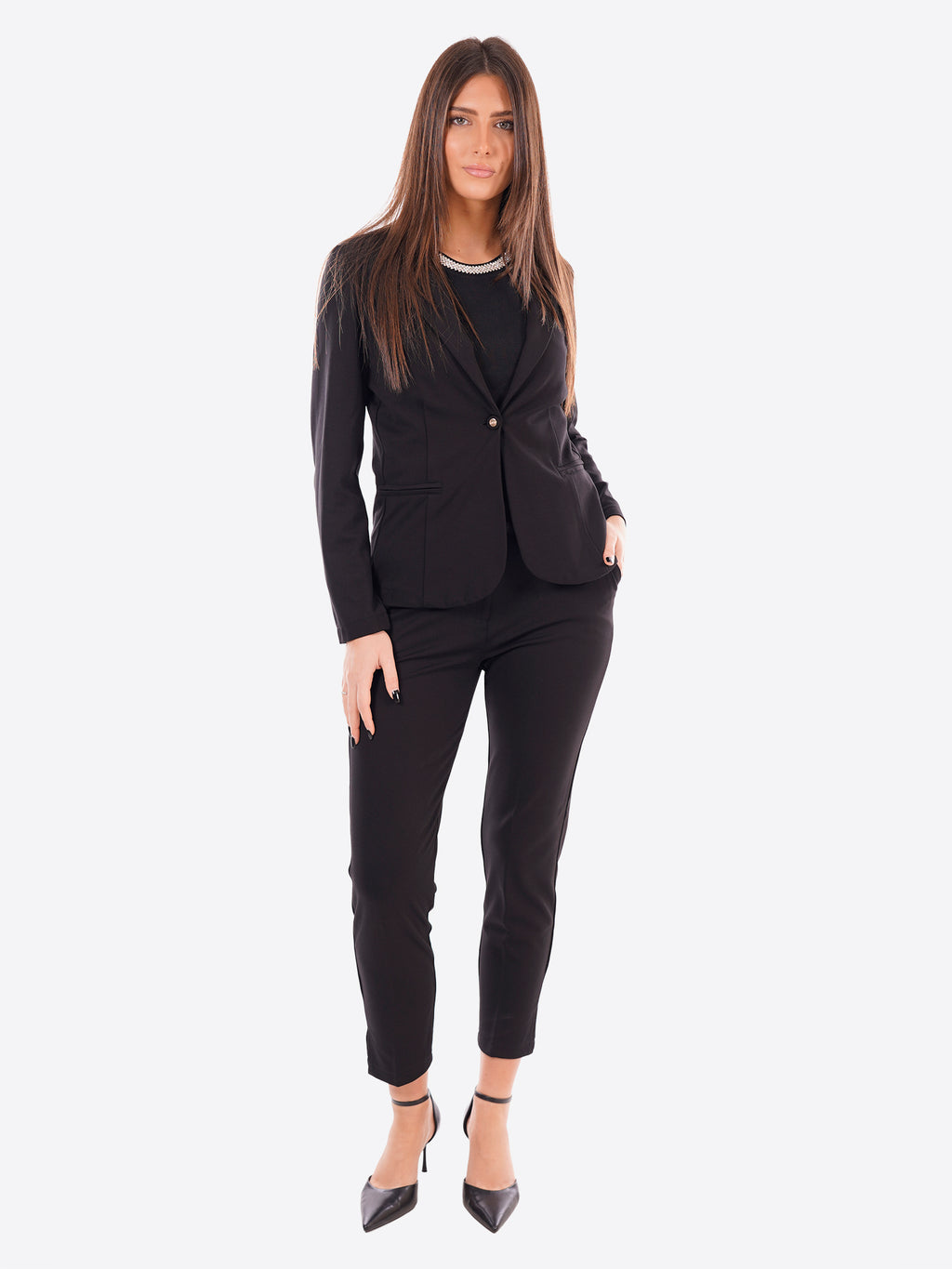 Pantalone YES-ZEE da Donna - nero P378CE00801