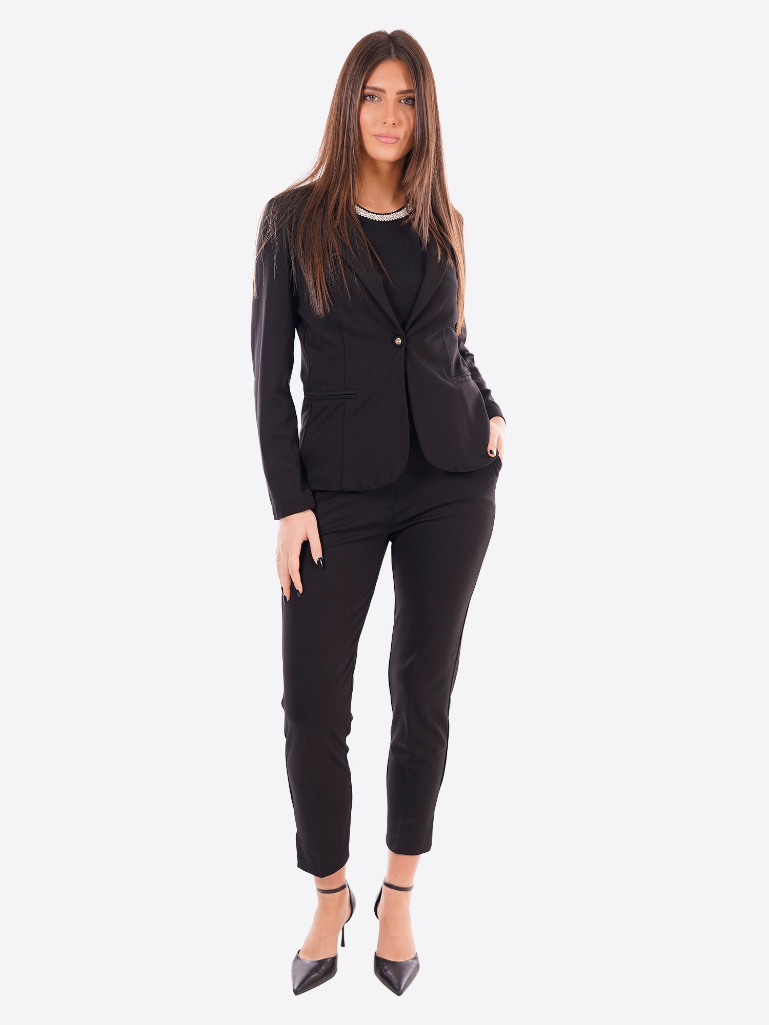 Pantalone YES-ZEE da Donna - nero P378CE00801
