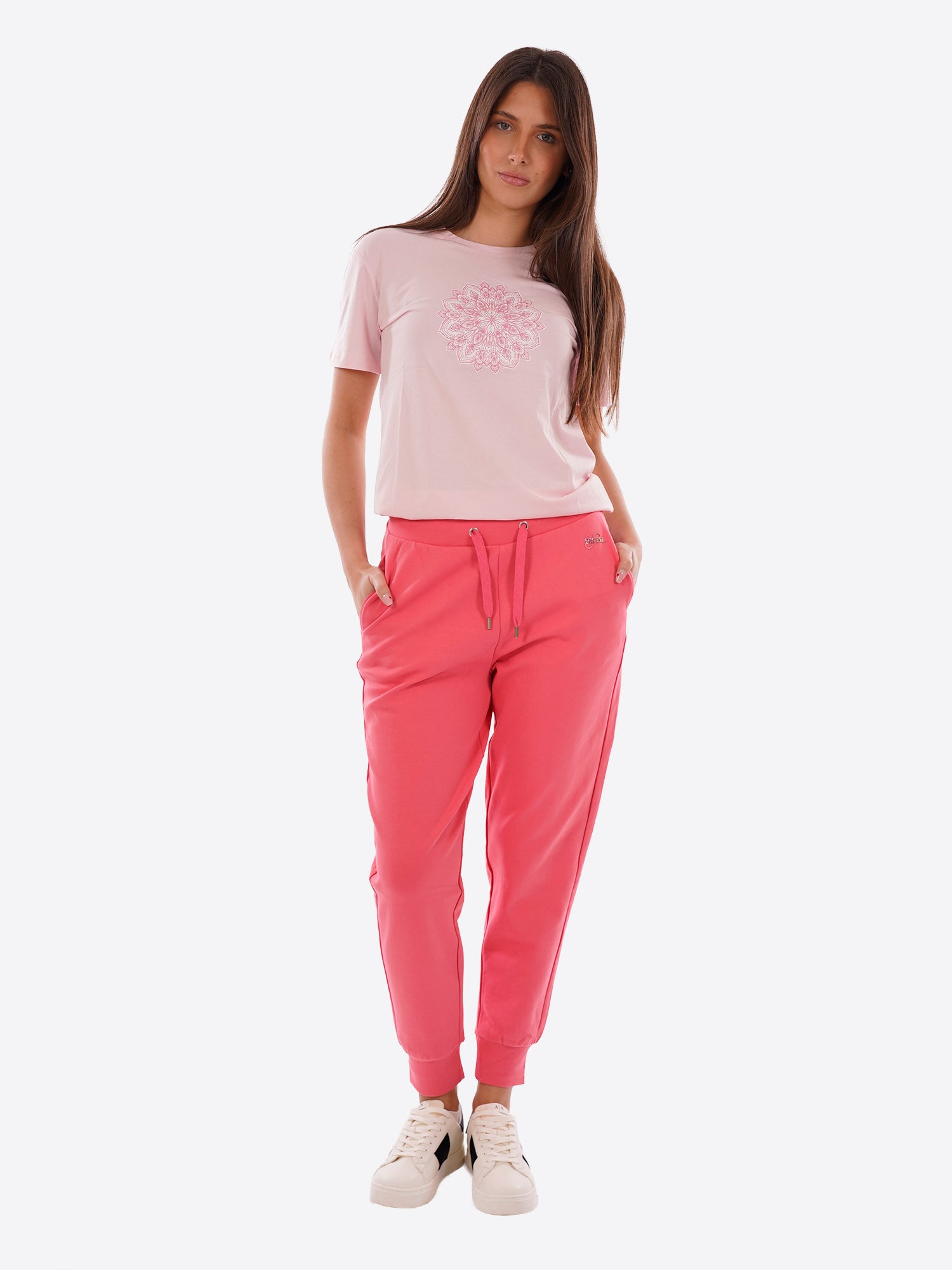 Pantalone Tuta YES-ZEE da Donna - arancione P381SB00422
