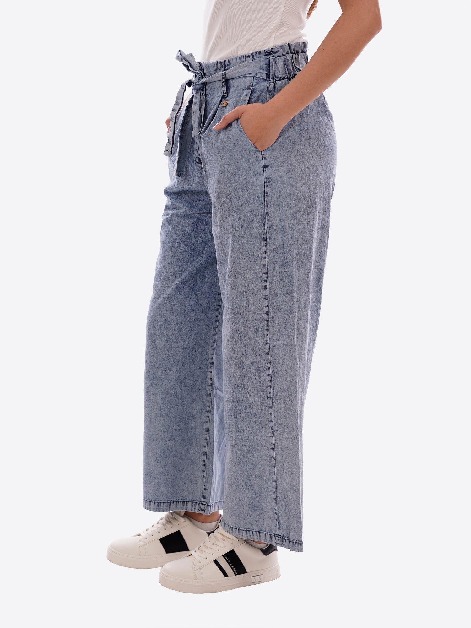 Pantalone YES-ZEE da Donna - blu P387EB00J729