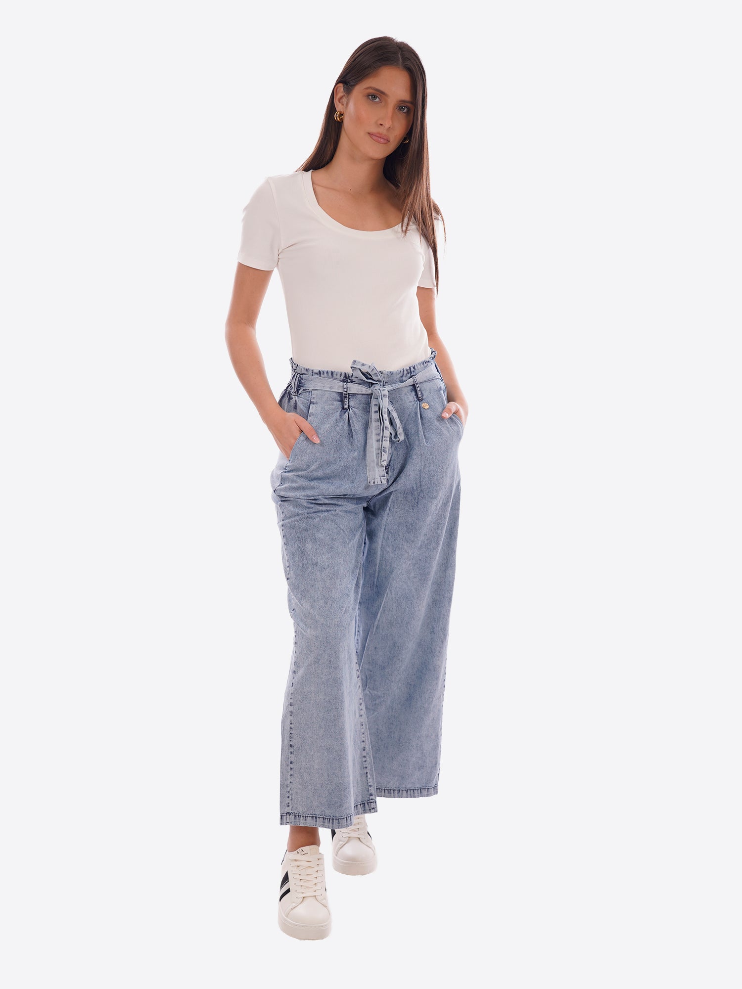 Pantalone YES-ZEE da Donna - blu P387EB00J729