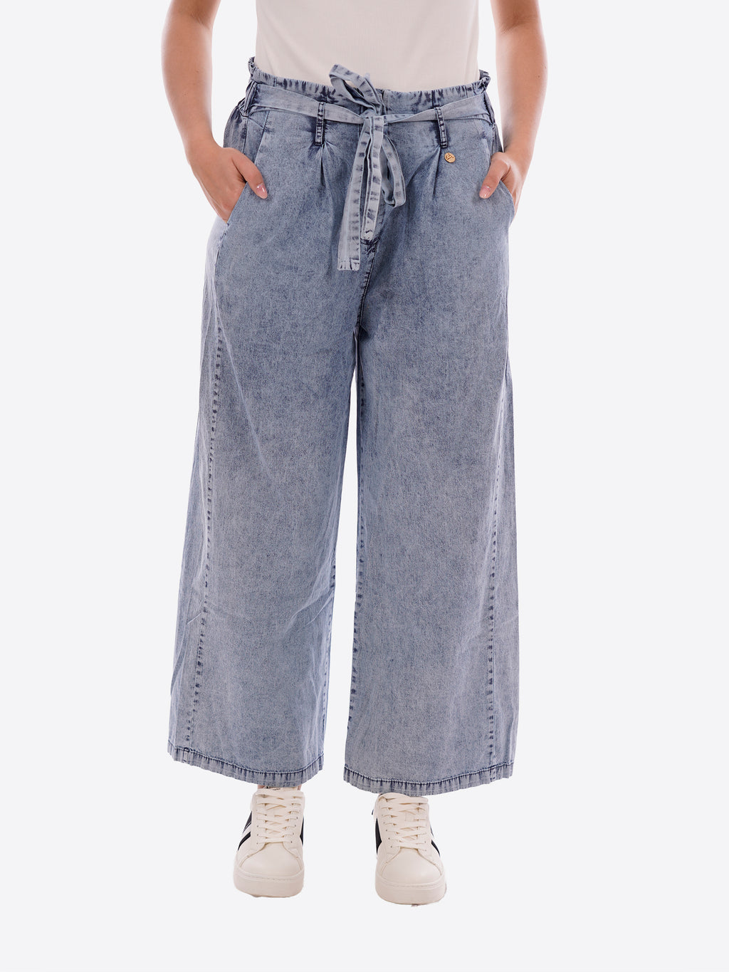 Pantalone YES-ZEE da Donna - blu P387EB00J729