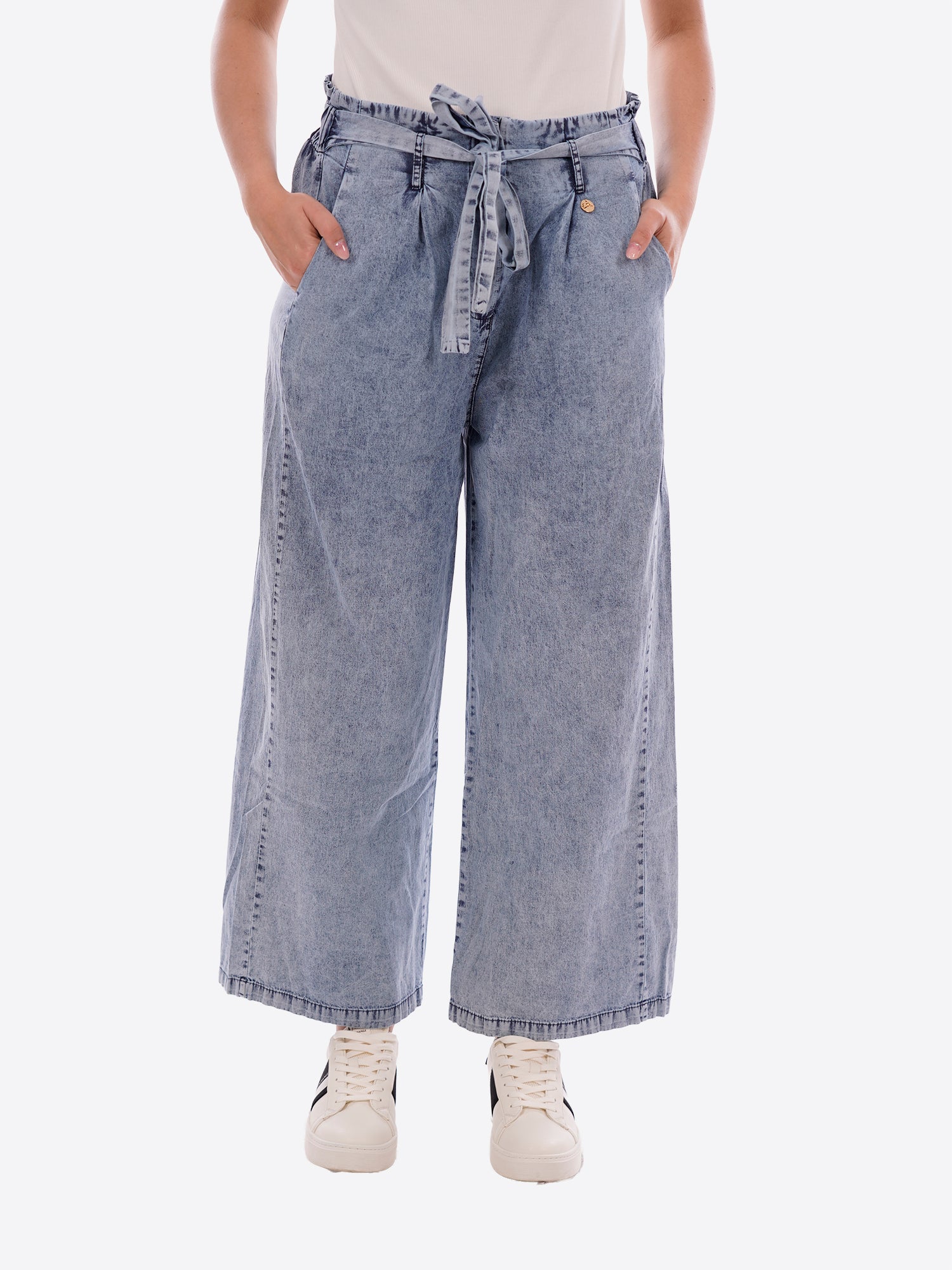 Pantalone YES-ZEE da Donna - blu P387EB00J729