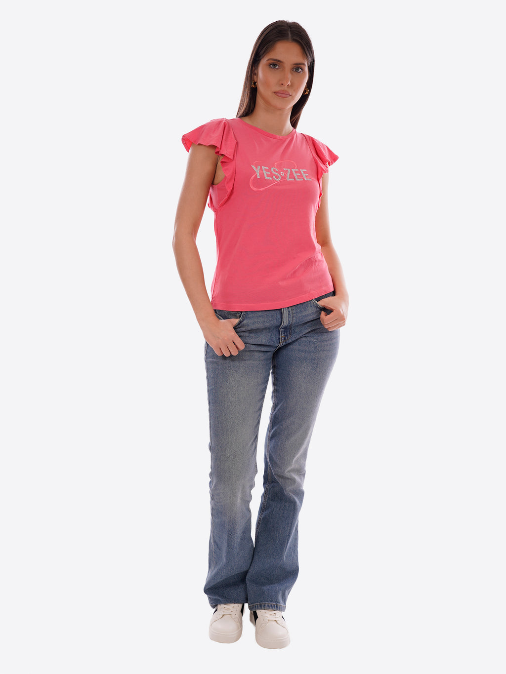 T-shirt YES-ZEE da Donna - arancione T209S700422