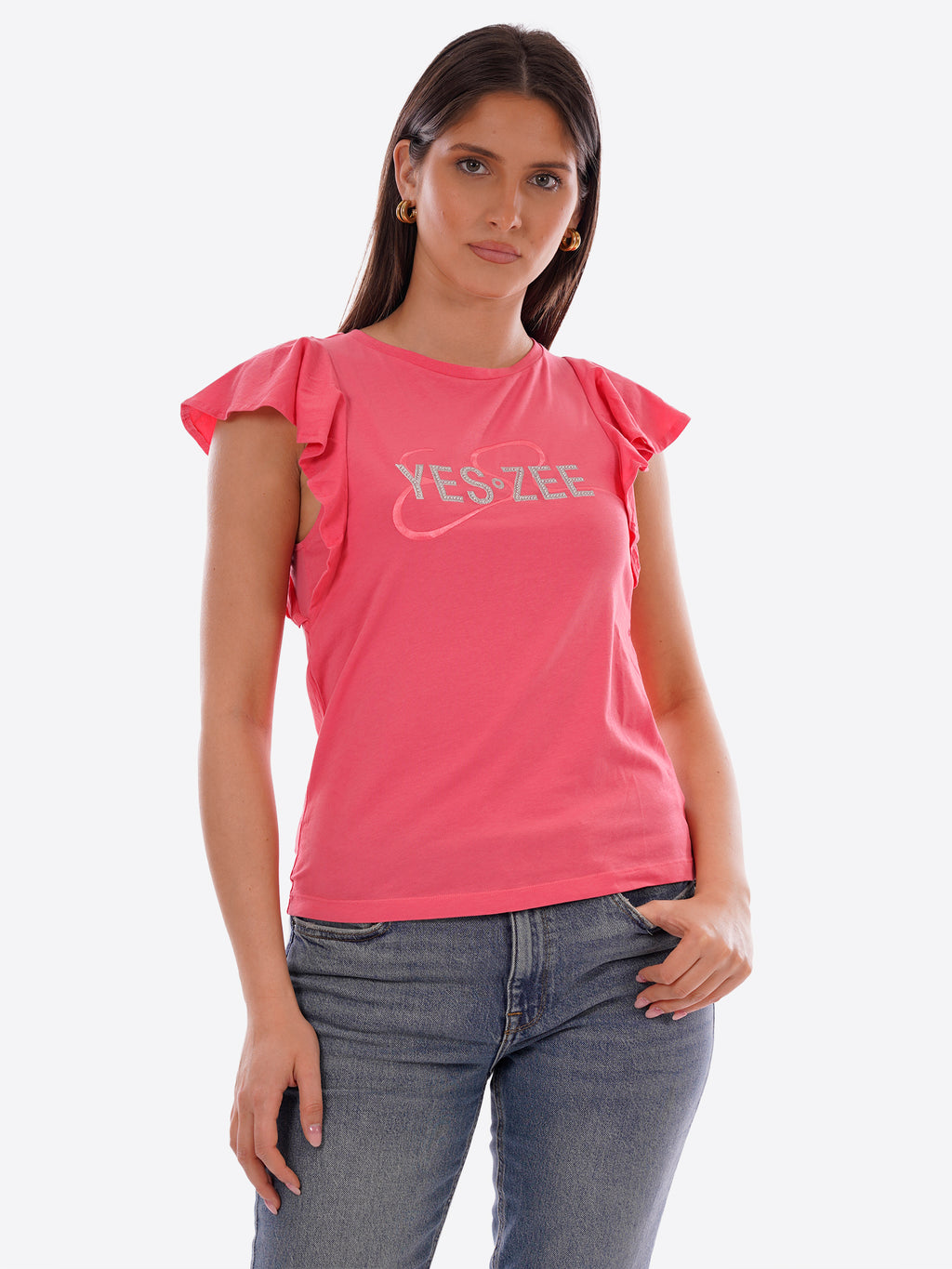 T-shirt YES-ZEE da Donna - arancione T209S700422