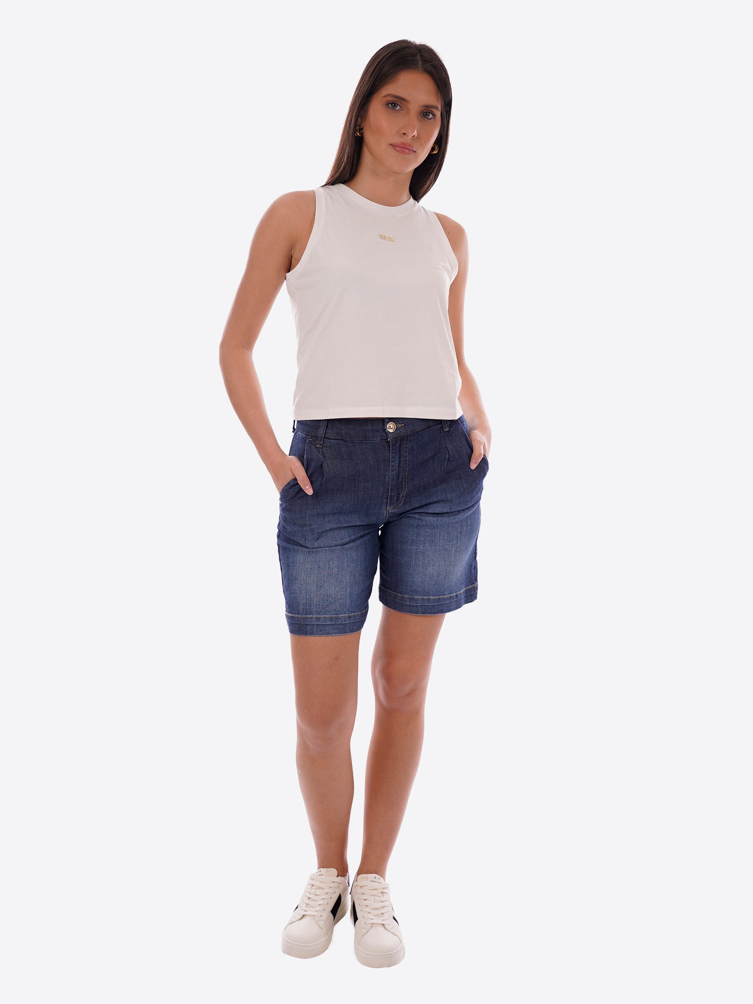 Canotta YES-ZEE da Donna - bianco T210S700107