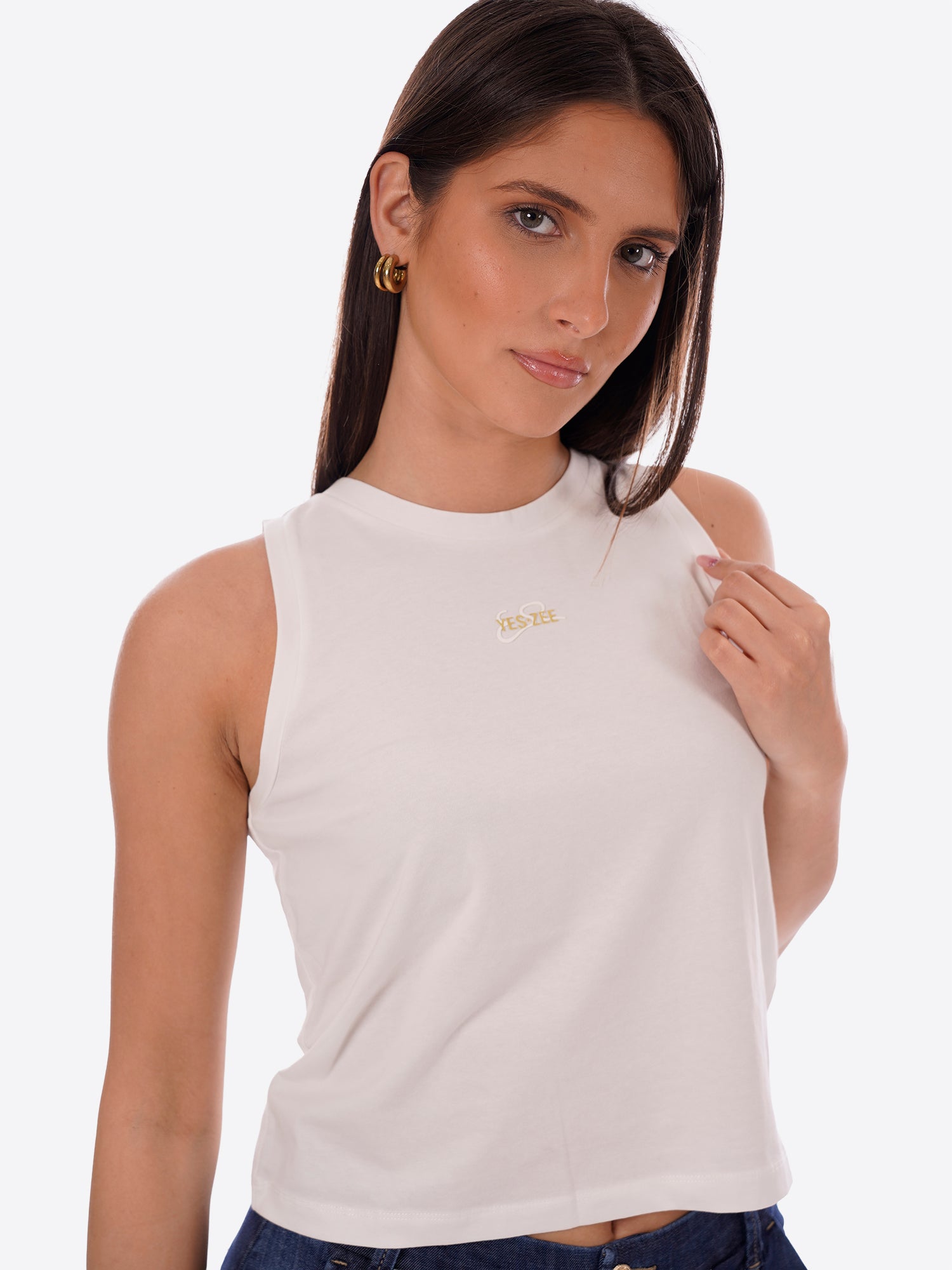 Canotta YES-ZEE da Donna - bianco T210S700107