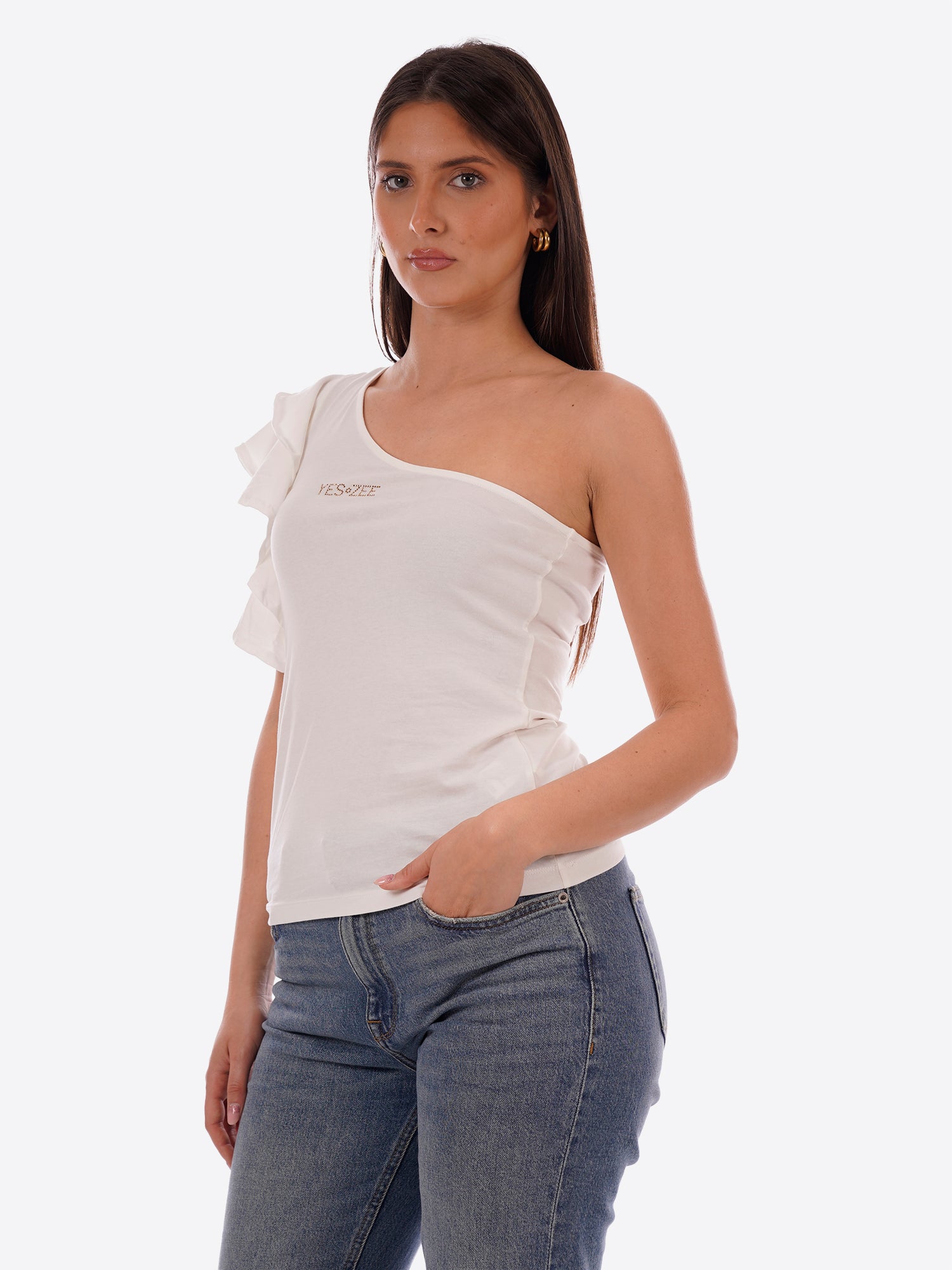 Top YES-ZEE da Donna - bianco T211S700107