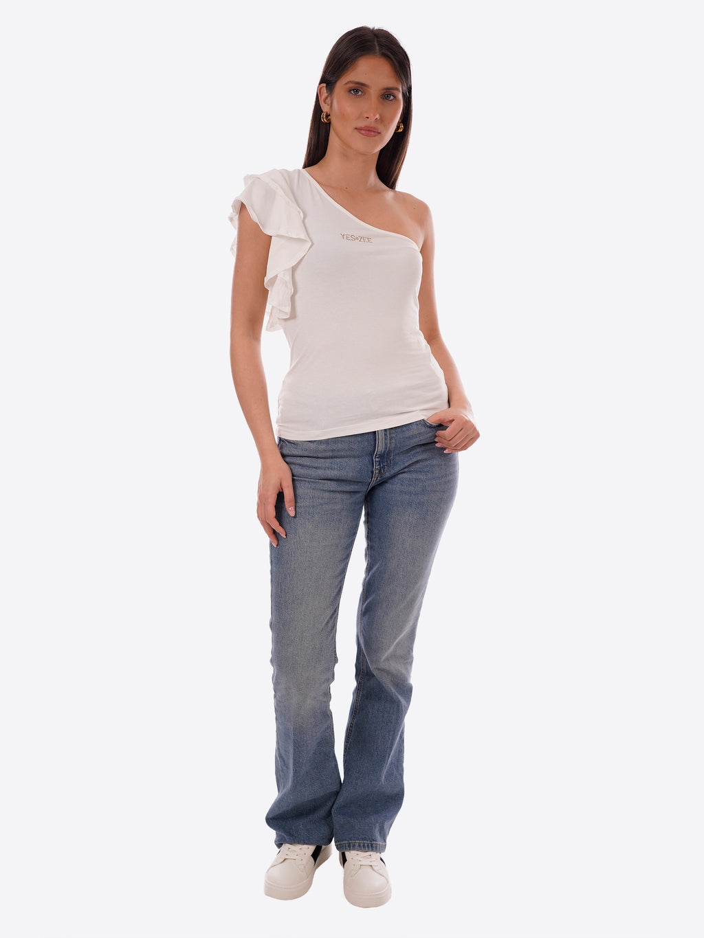 Top YES-ZEE da Donna - bianco T211S700107