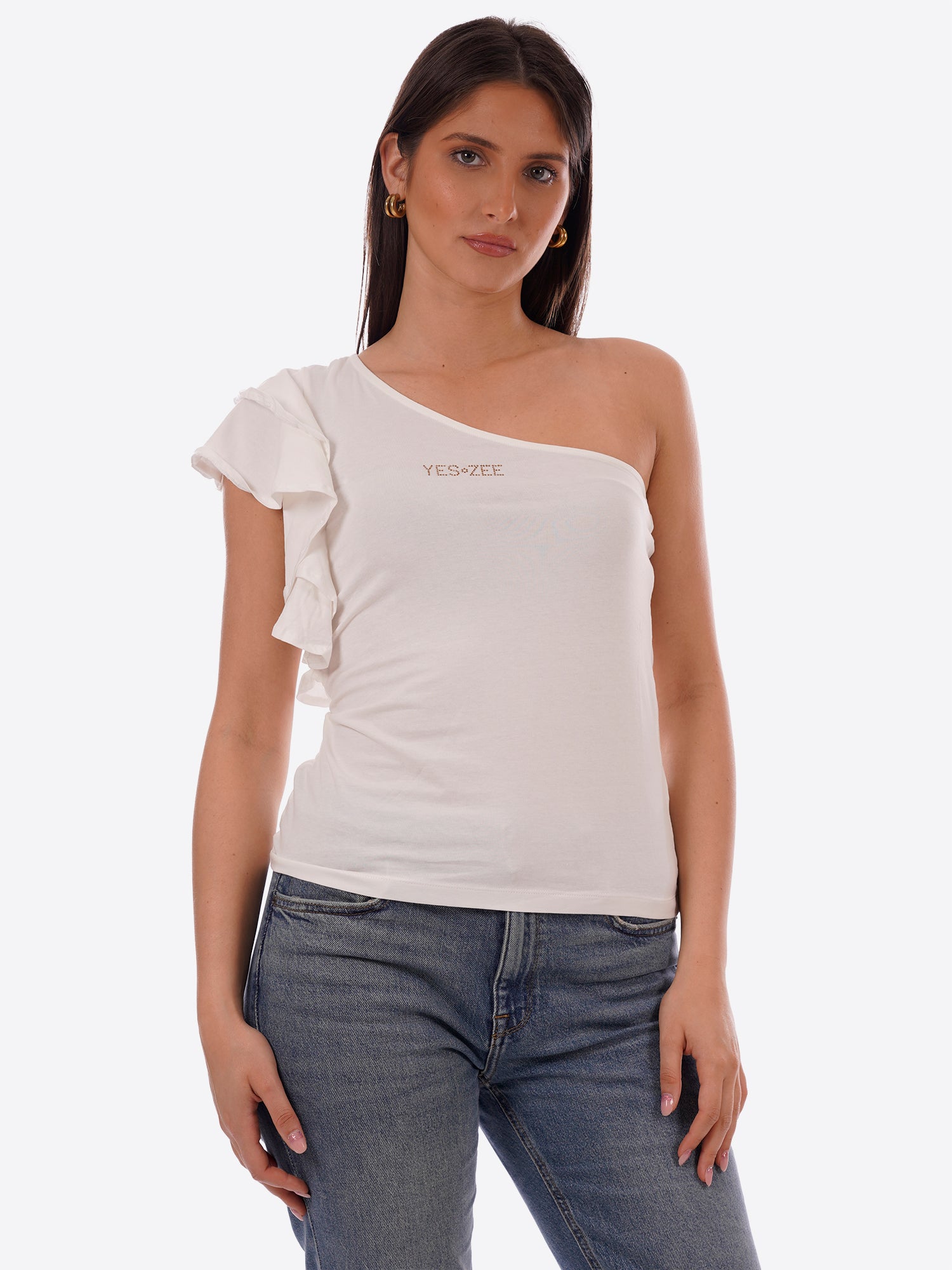 Top YES-ZEE da Donna - bianco T211S700107