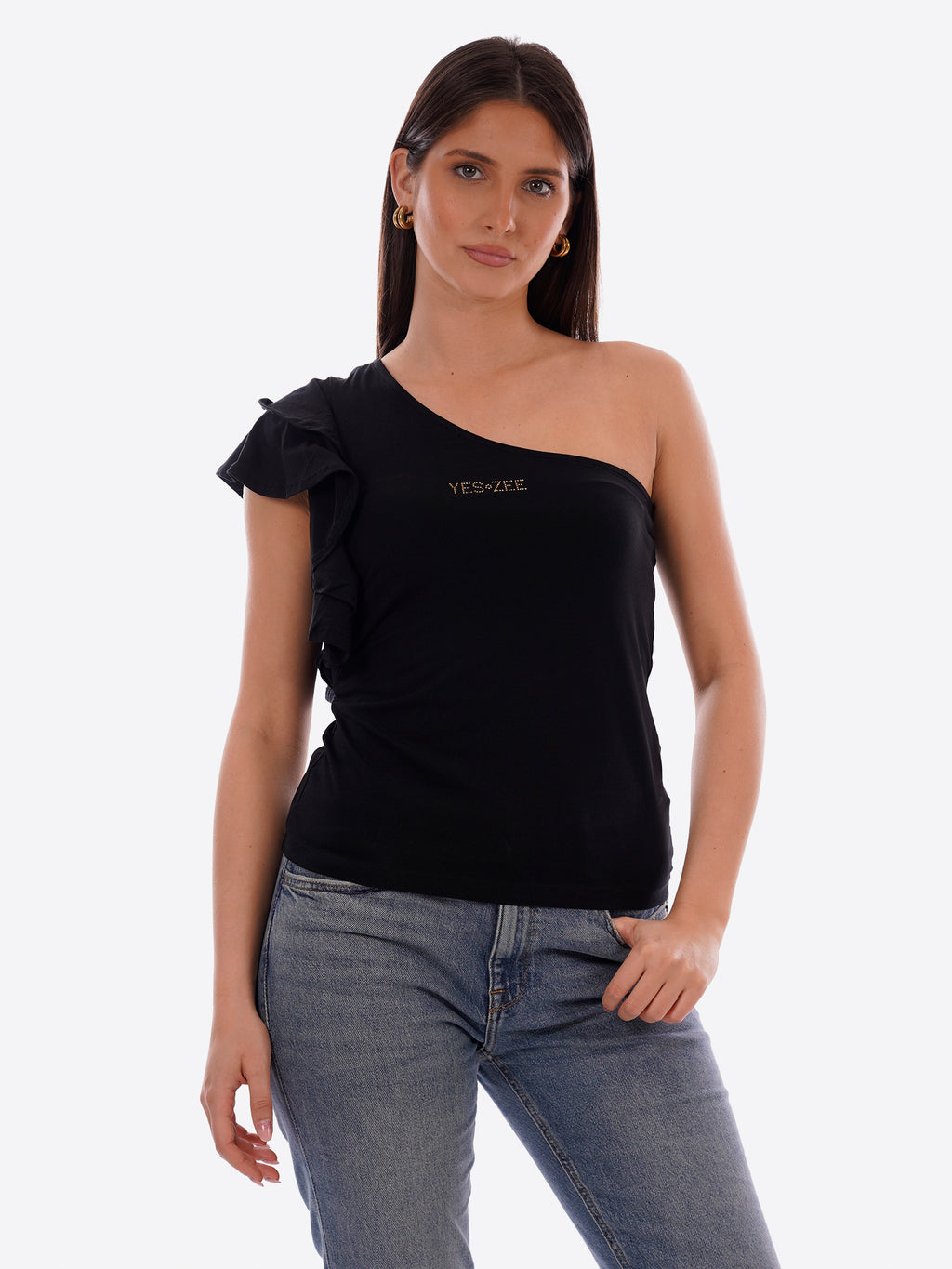 Top YES-ZEE da Donna - nero T211S700801