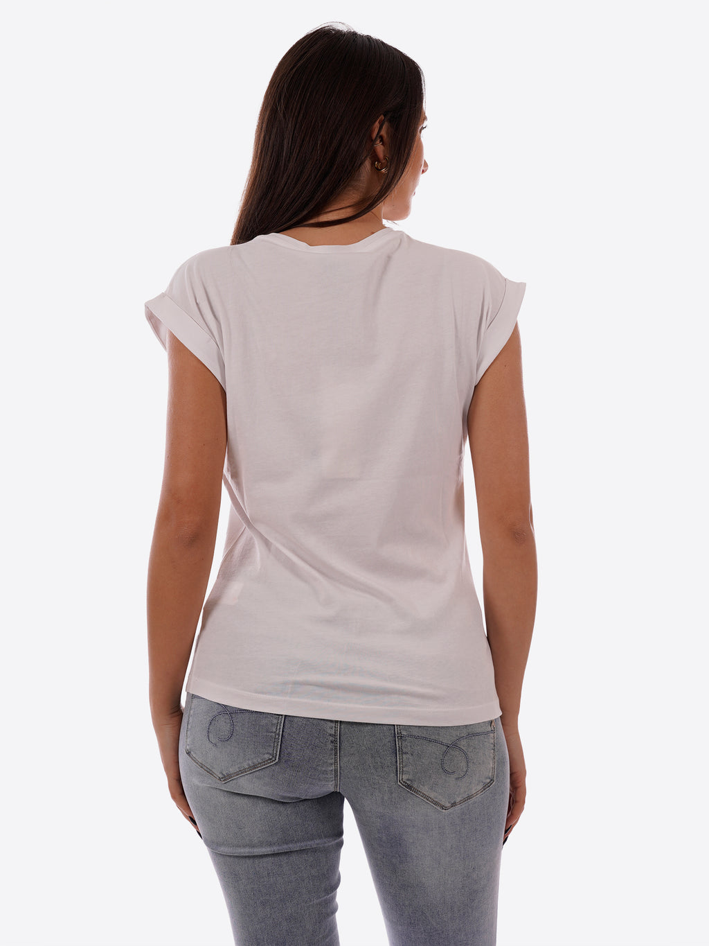 T-shirt YES-ZEE da Donna - bianco T215SG00127