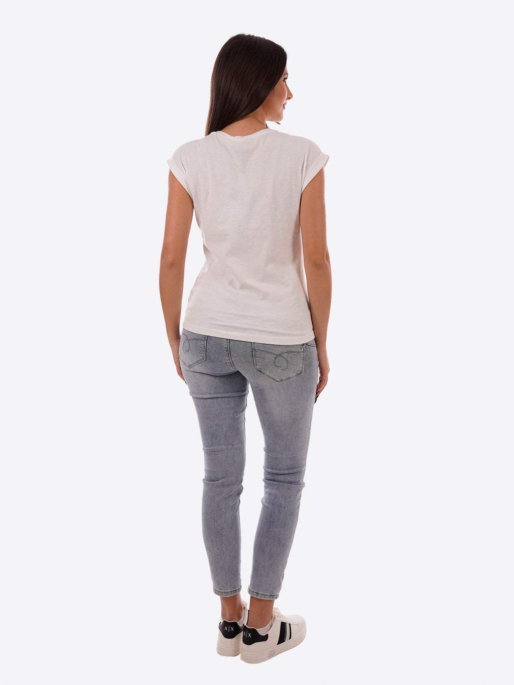 T-shirt YES-ZEE da Donna - bianco T215TL00127