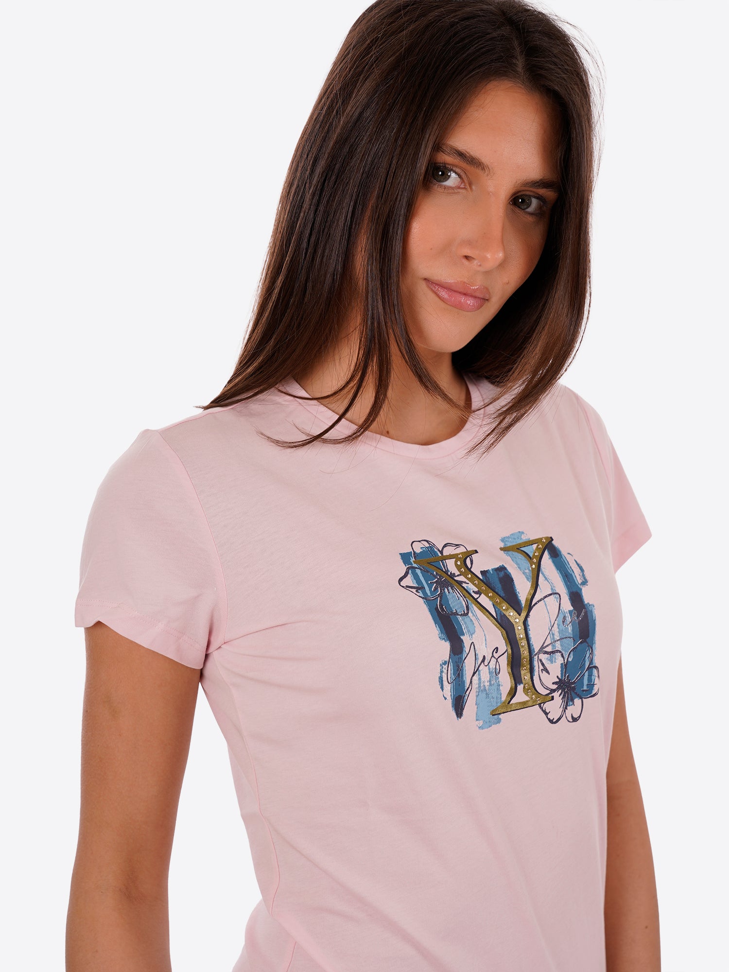 T-shirt YES-ZEE da Donna - blu T222T901713