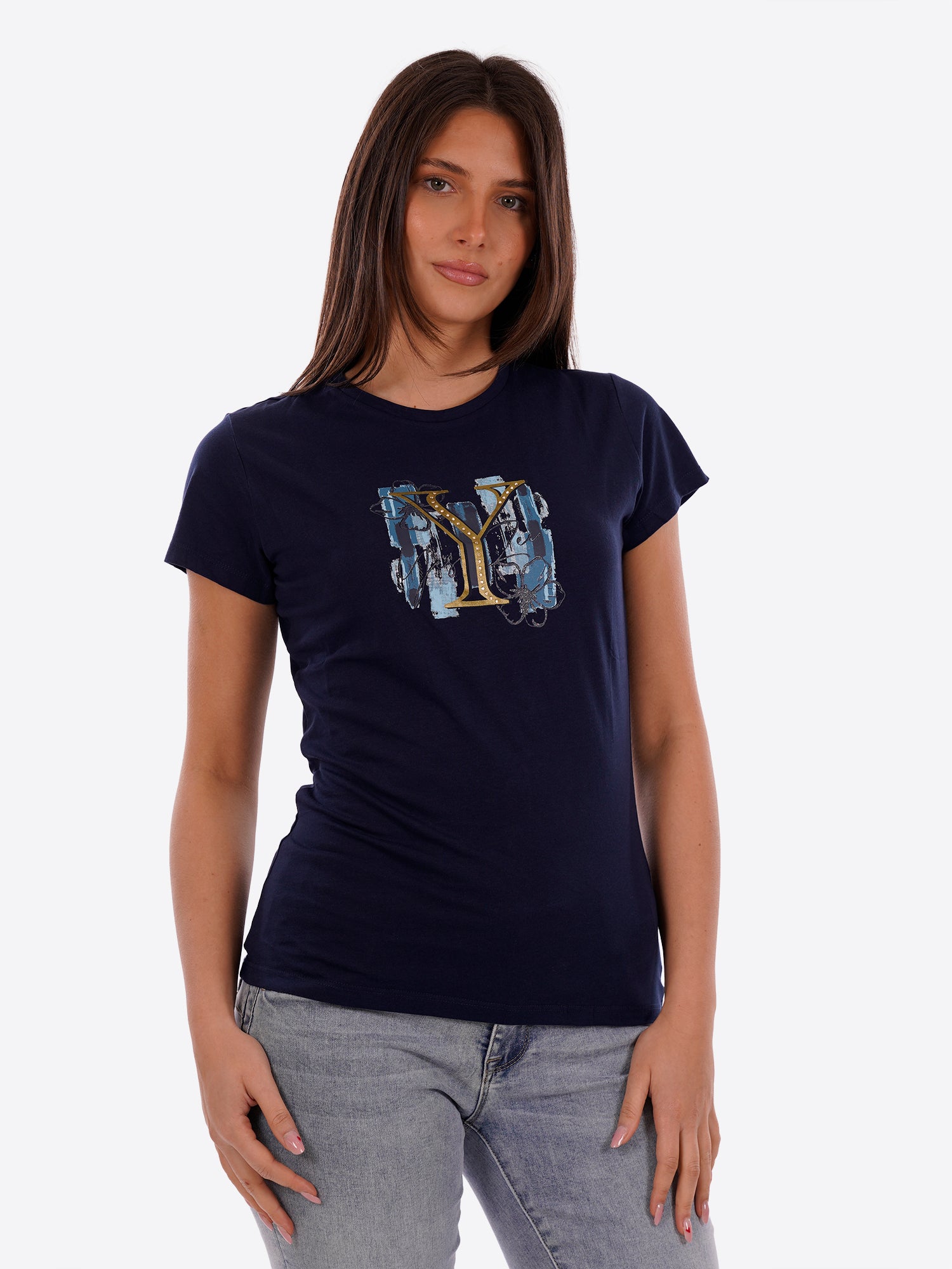 T-shirt YES-ZEE da Donna - blu T222T901713