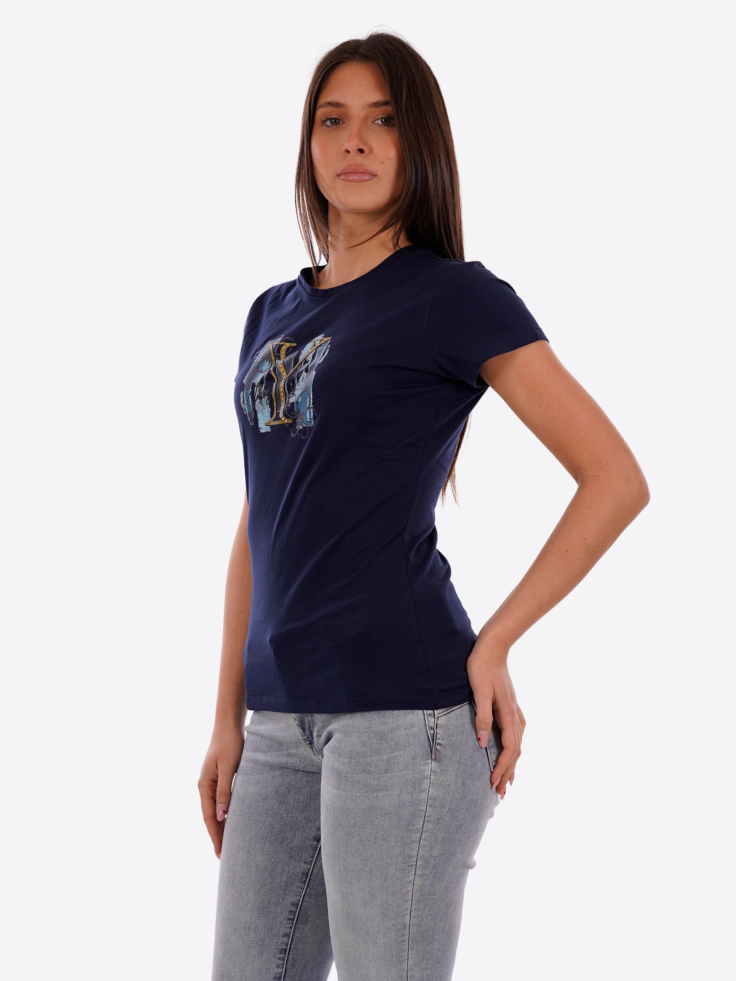 T-shirt YES-ZEE da Donna - blu T222T901713