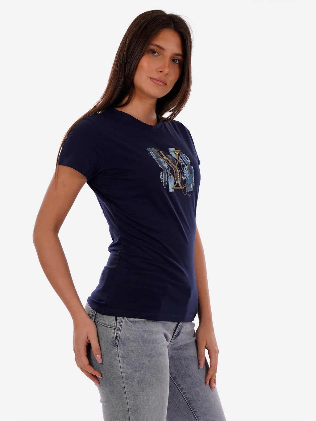T-shirt YES-ZEE da Donna - blu T222T901713