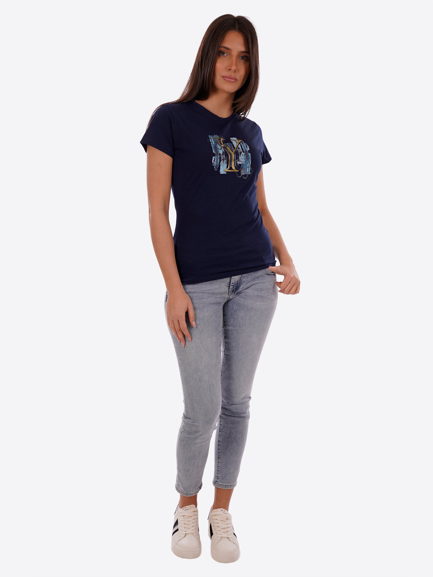 T-shirt YES-ZEE da Donna - blu T222T901713