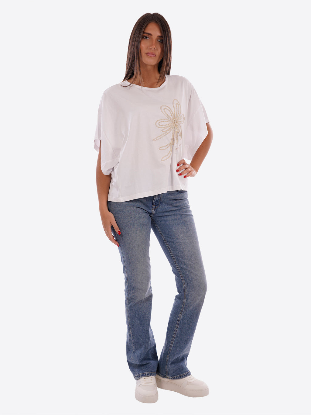 T-shirt YES-ZEE da Donna - bianco T234ES00101