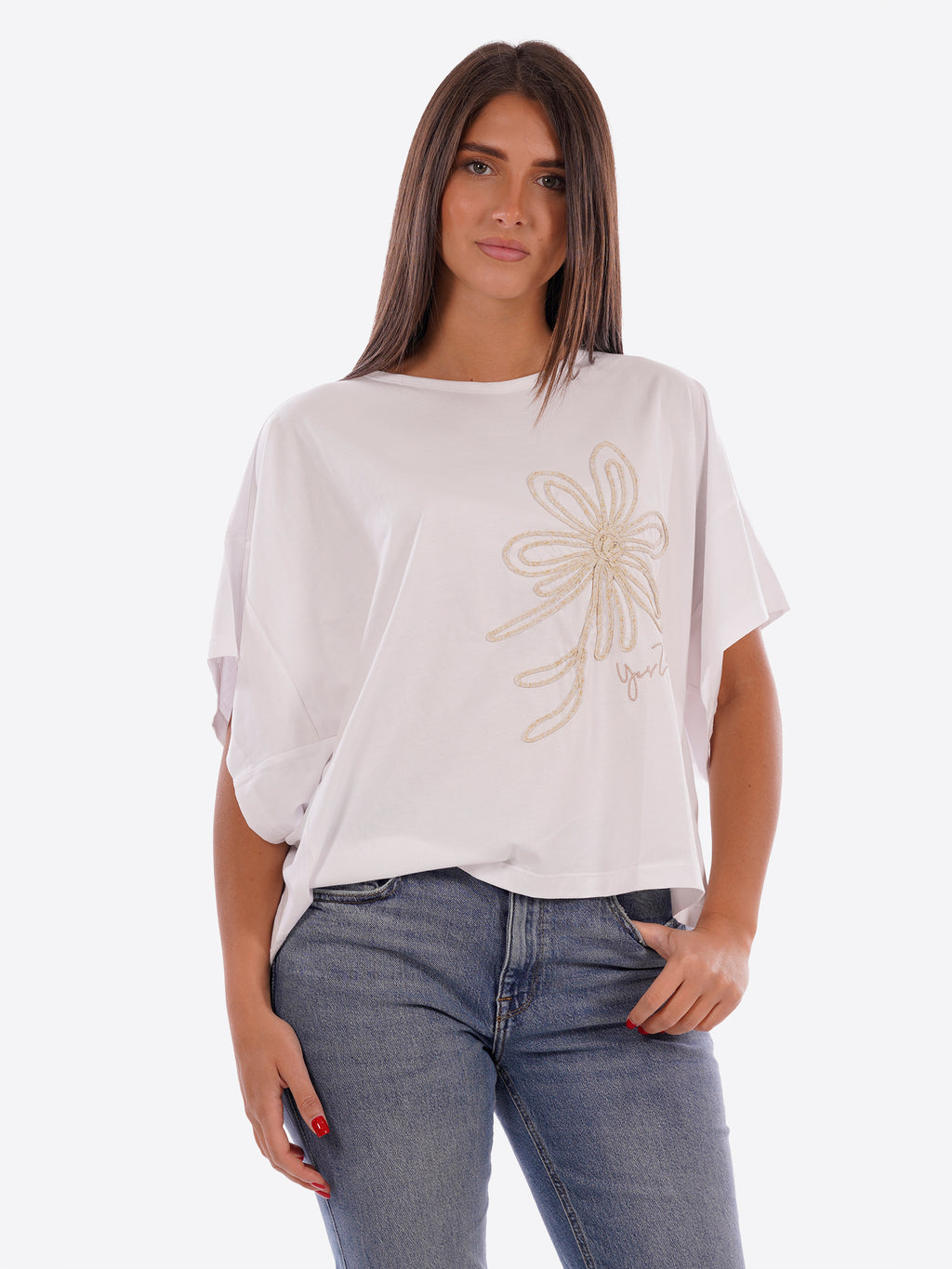 T-shirt YES-ZEE da Donna - bianco T234ES00101