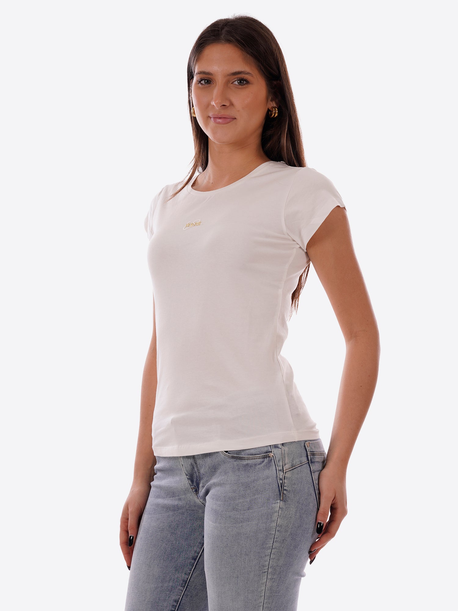 T-shirt YES-ZEE da Donna - bianco T257S700107