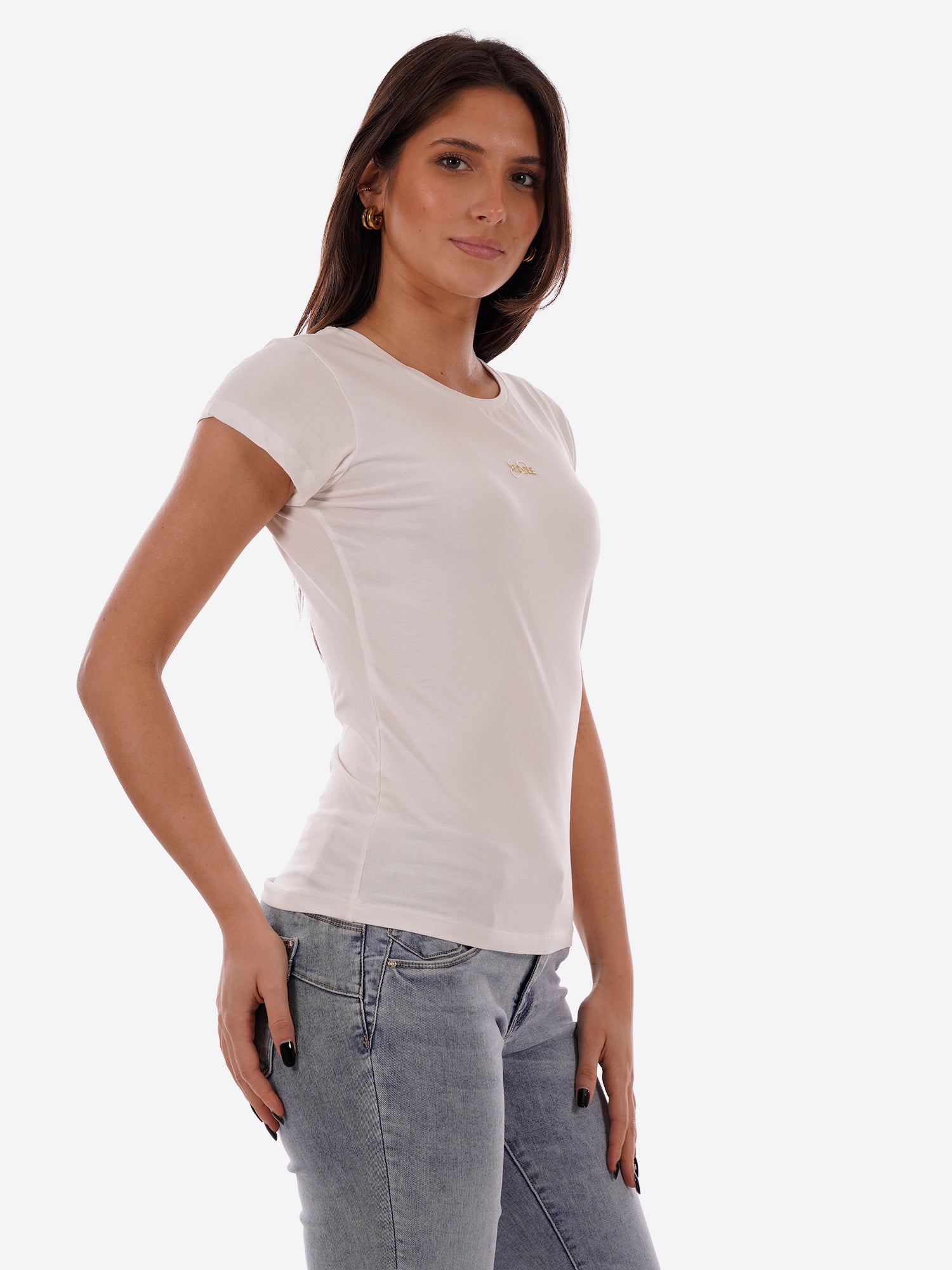 T-shirt YES-ZEE da Donna - bianco T257S700107