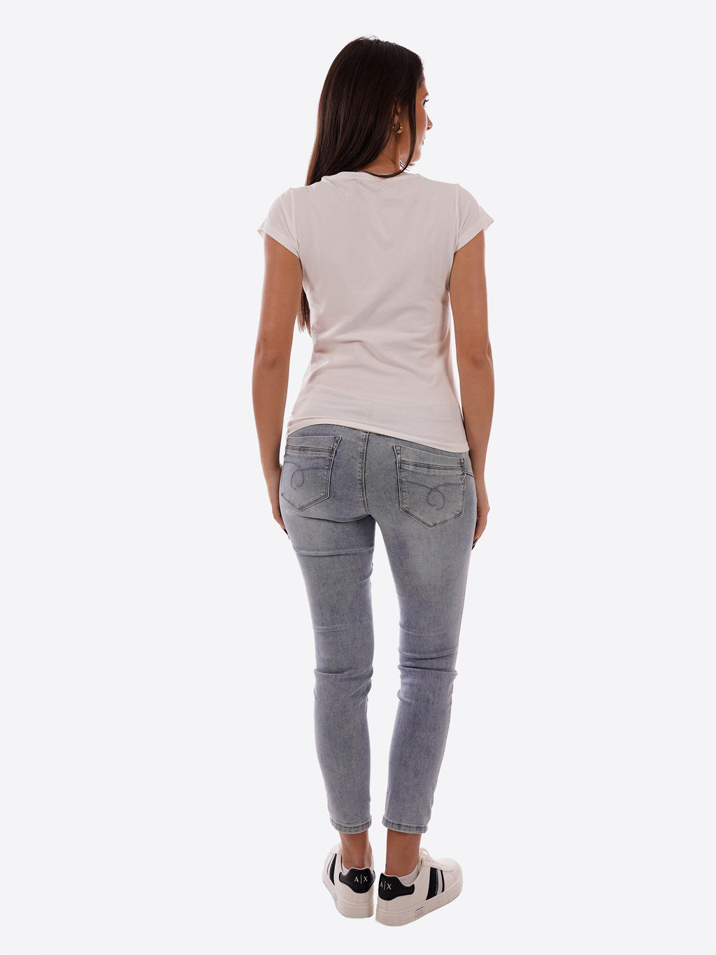 T-shirt YES-ZEE da Donna - bianco T257S700107