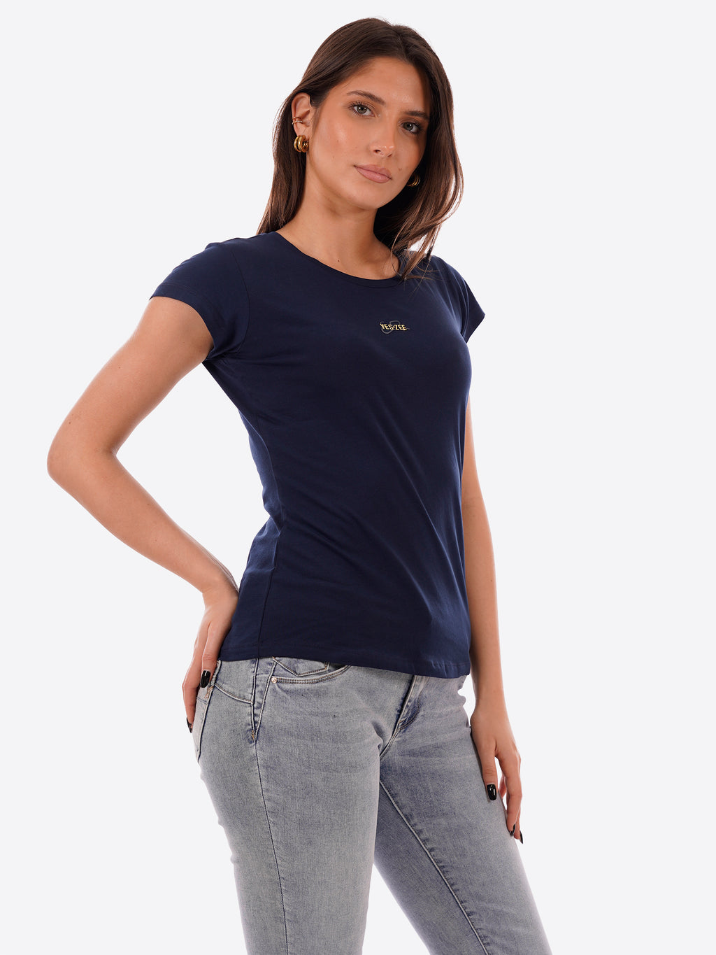 T-shirt YES-ZEE da Donna - blu T257S700713