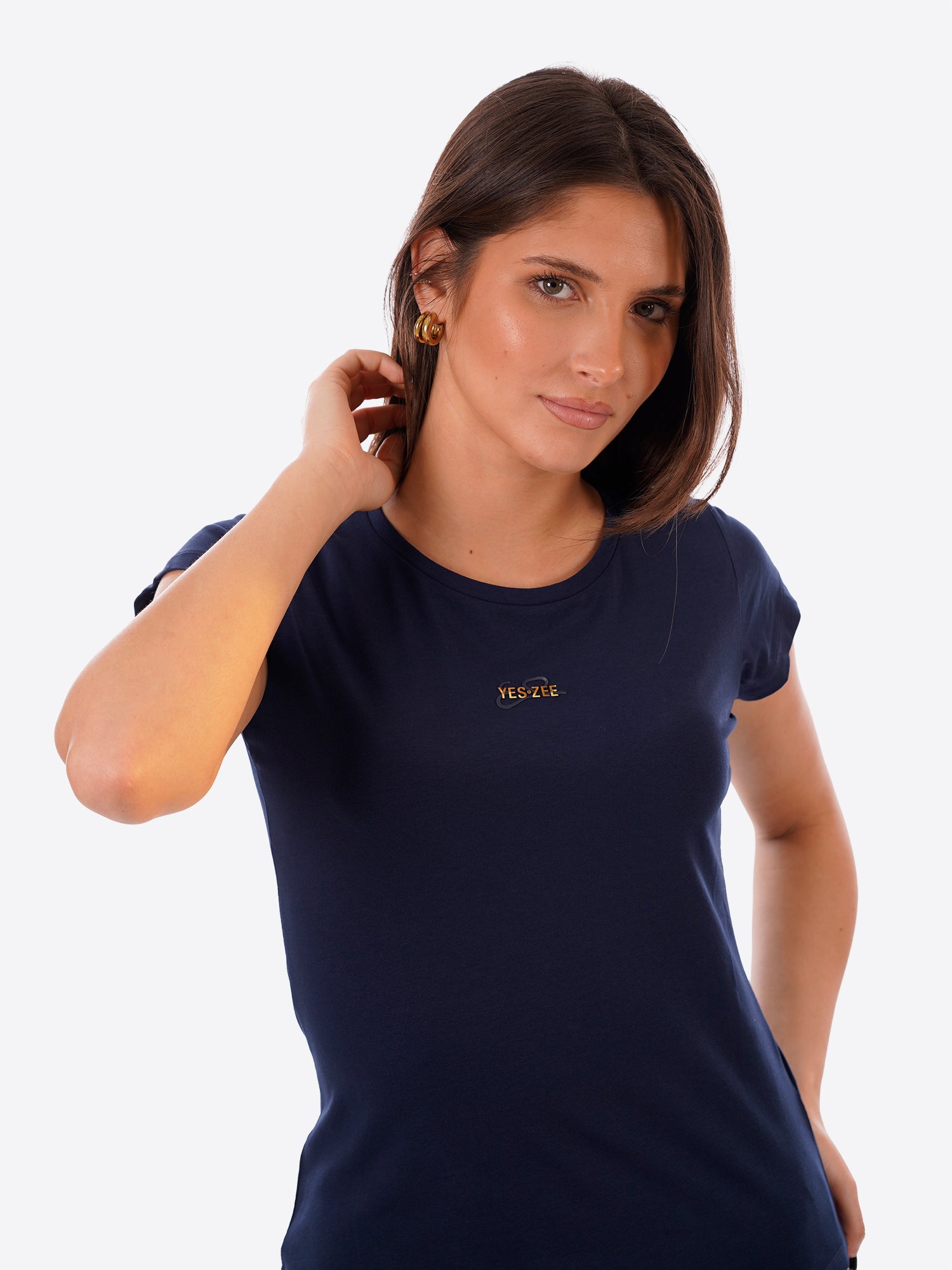 T-shirt YES-ZEE da Donna - blu T257S700713