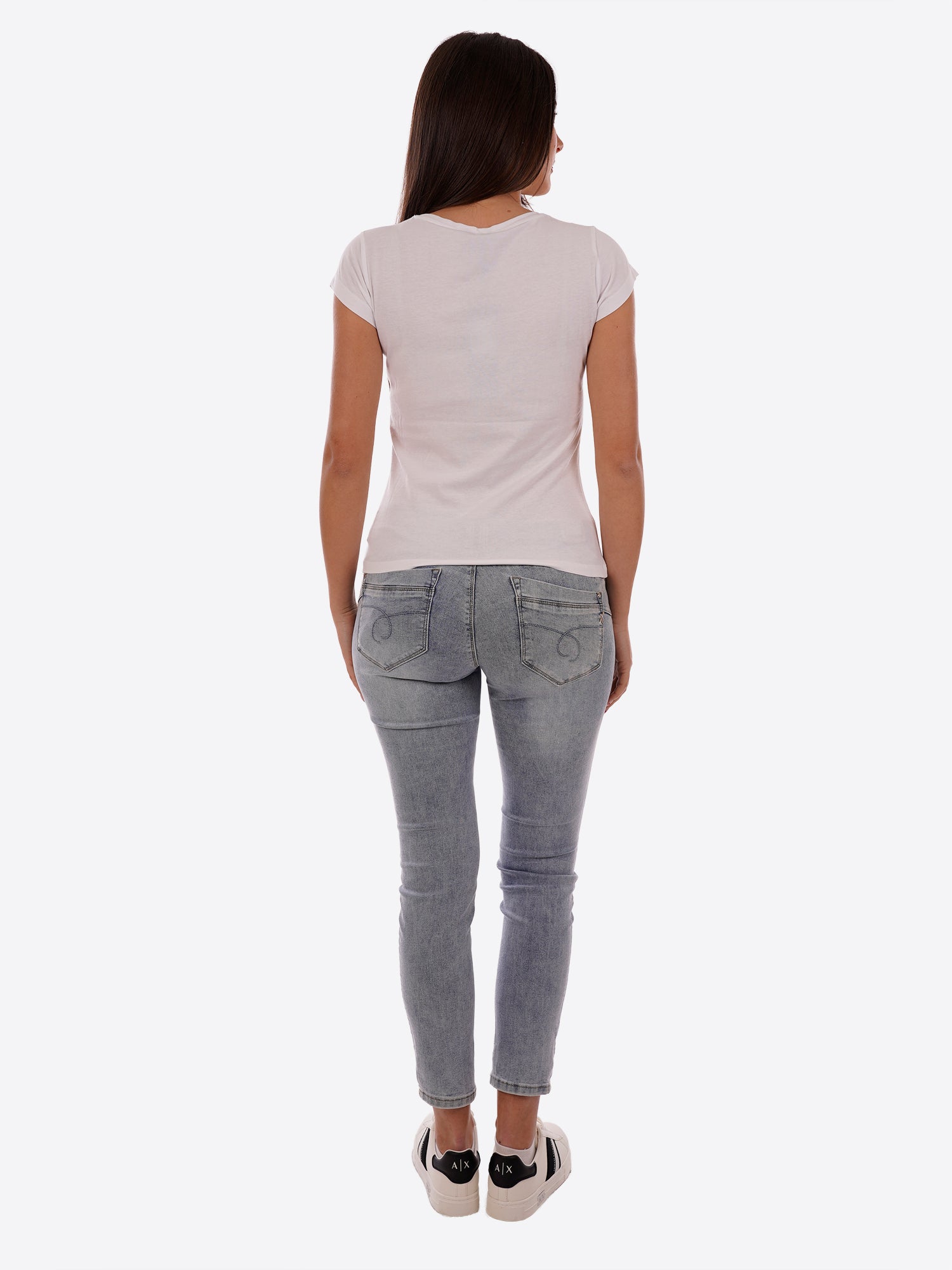 T-shirt YES-ZEE da Donna - bianco T257T900127