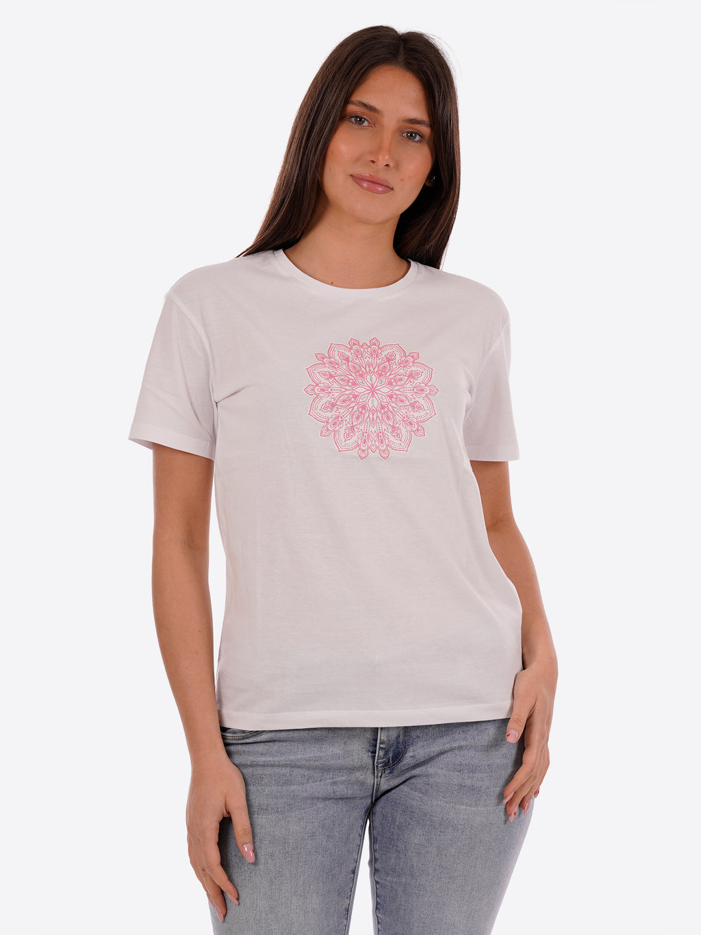 T-shirt YES-ZEE da Donna - bianco T258T900127