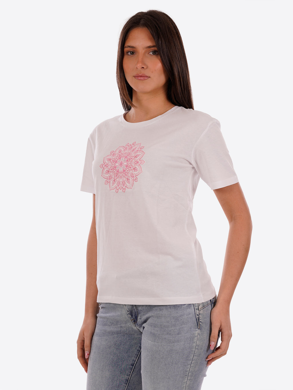 T-shirt YES-ZEE da Donna - bianco T258T900127