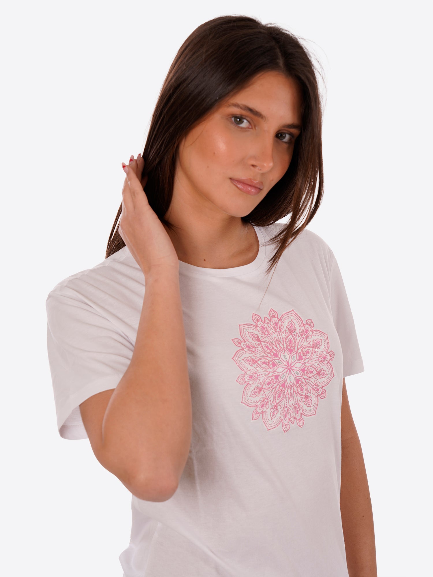 T-shirt YES-ZEE da Donna - bianco T258T900127