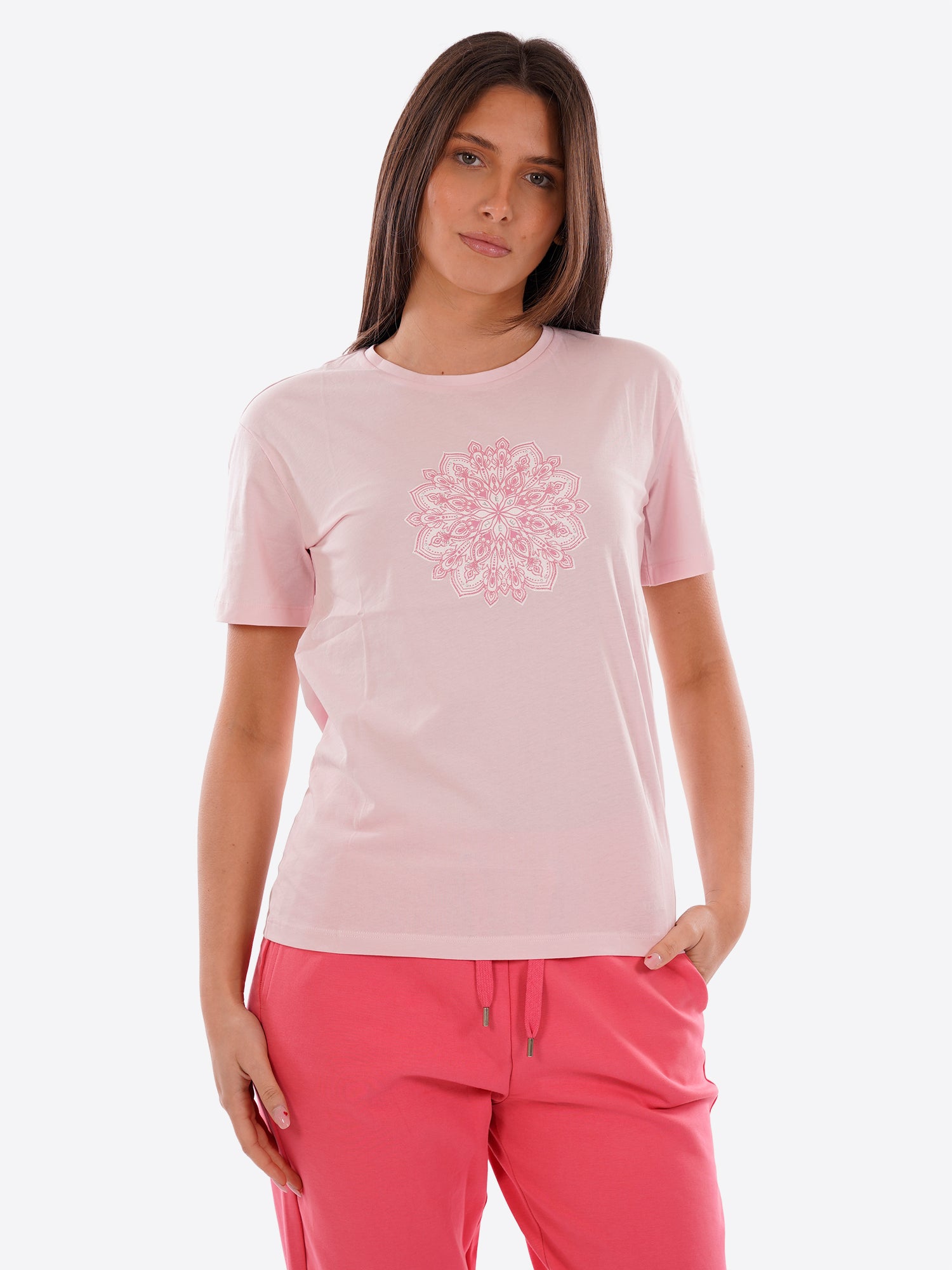 T-shirt YES-ZEE da Donna - rosa T258T900425