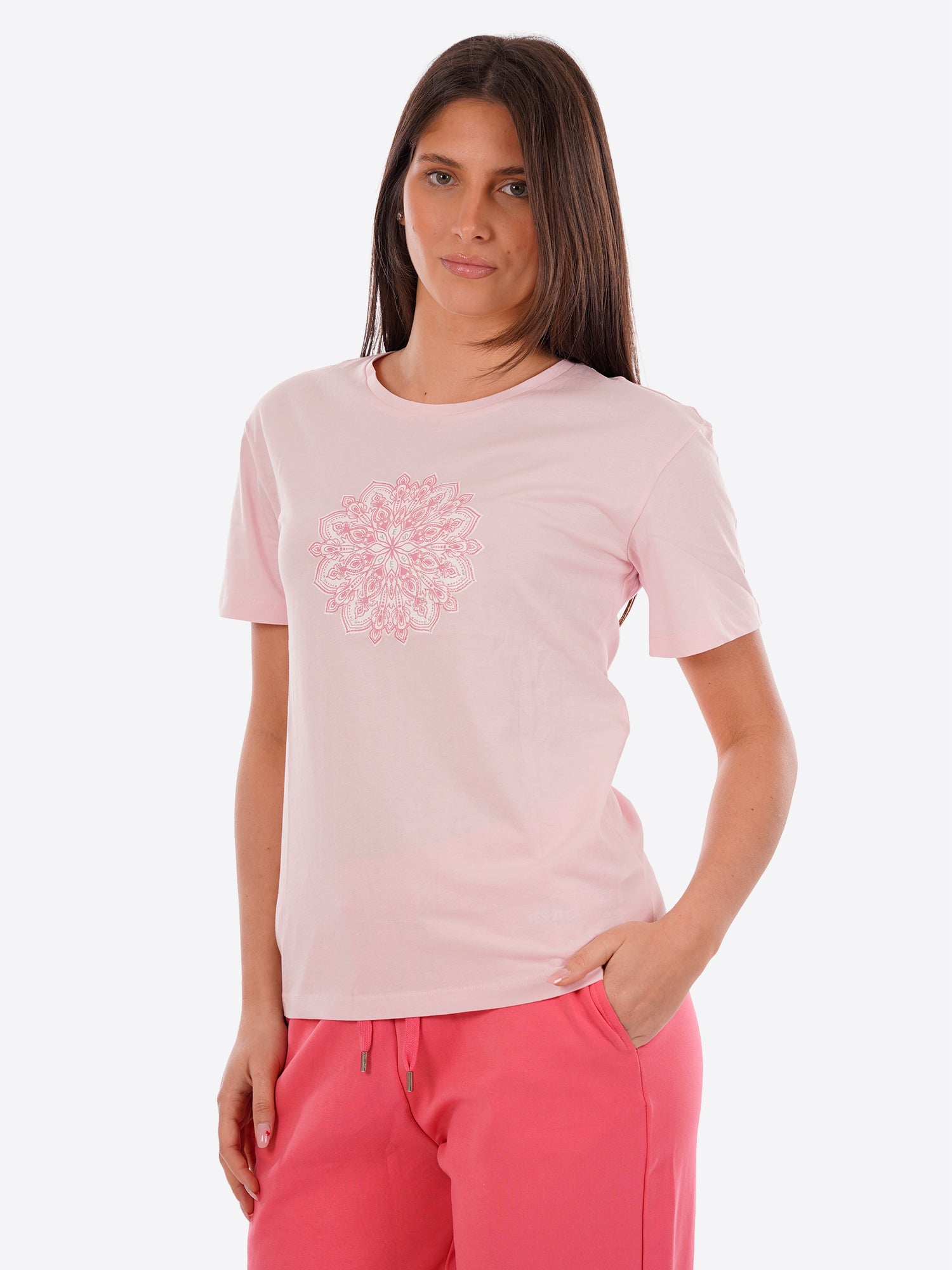 T-shirt YES-ZEE da Donna - rosa T258T900425