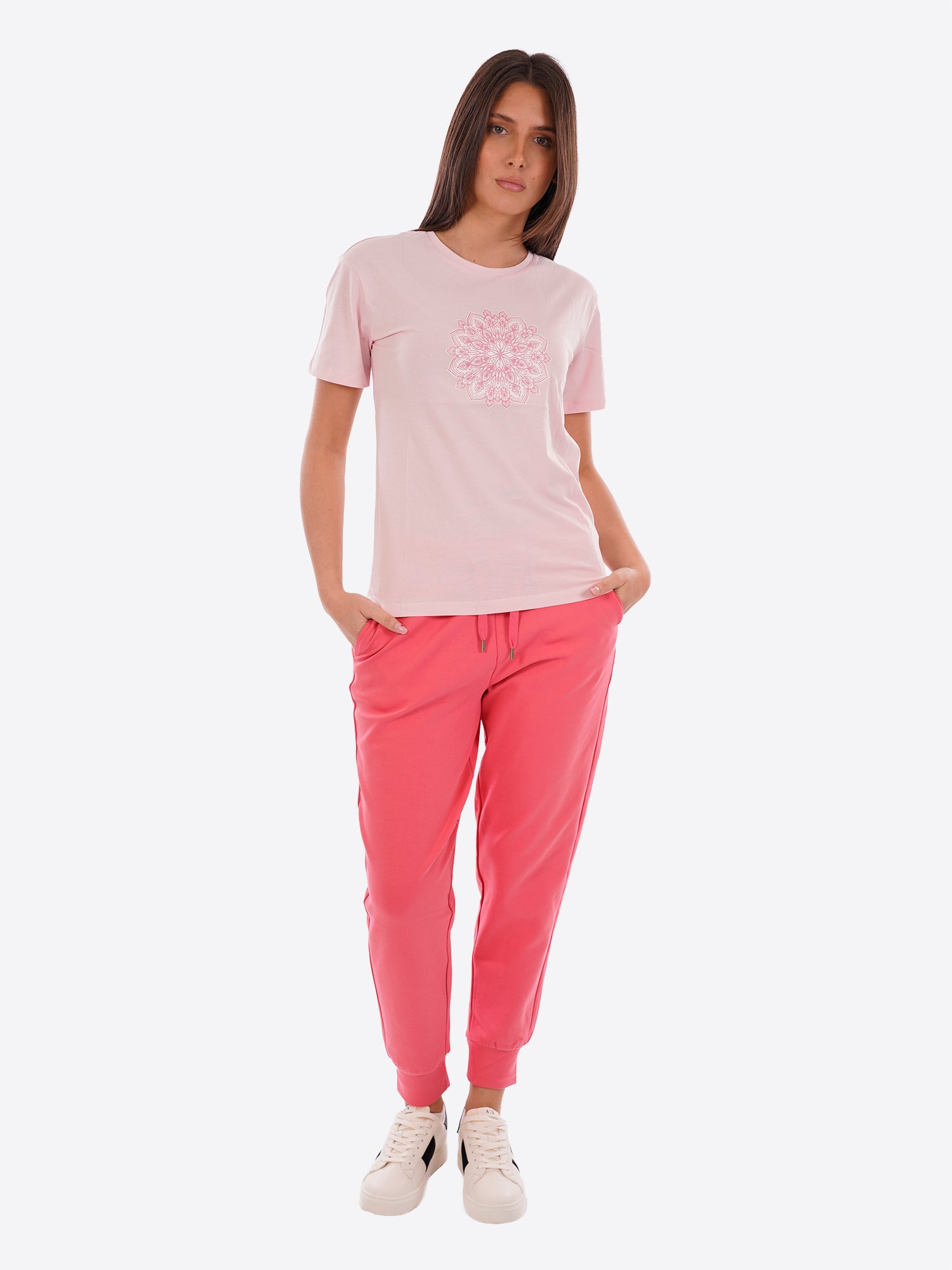 T-shirt YES-ZEE da Donna - rosa T258T900425
