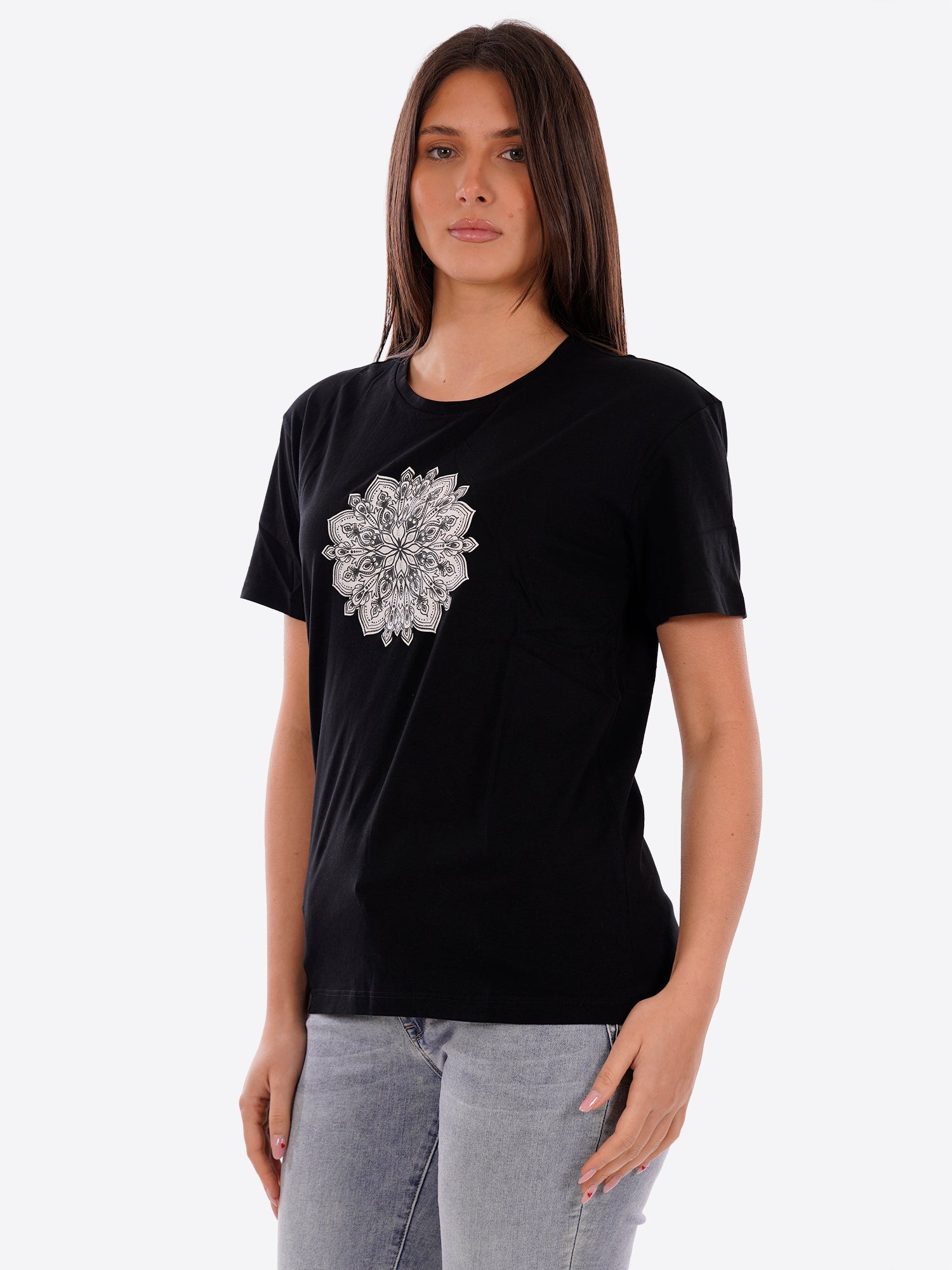 T-shirt YES-ZEE da Donna - nero T258T900801