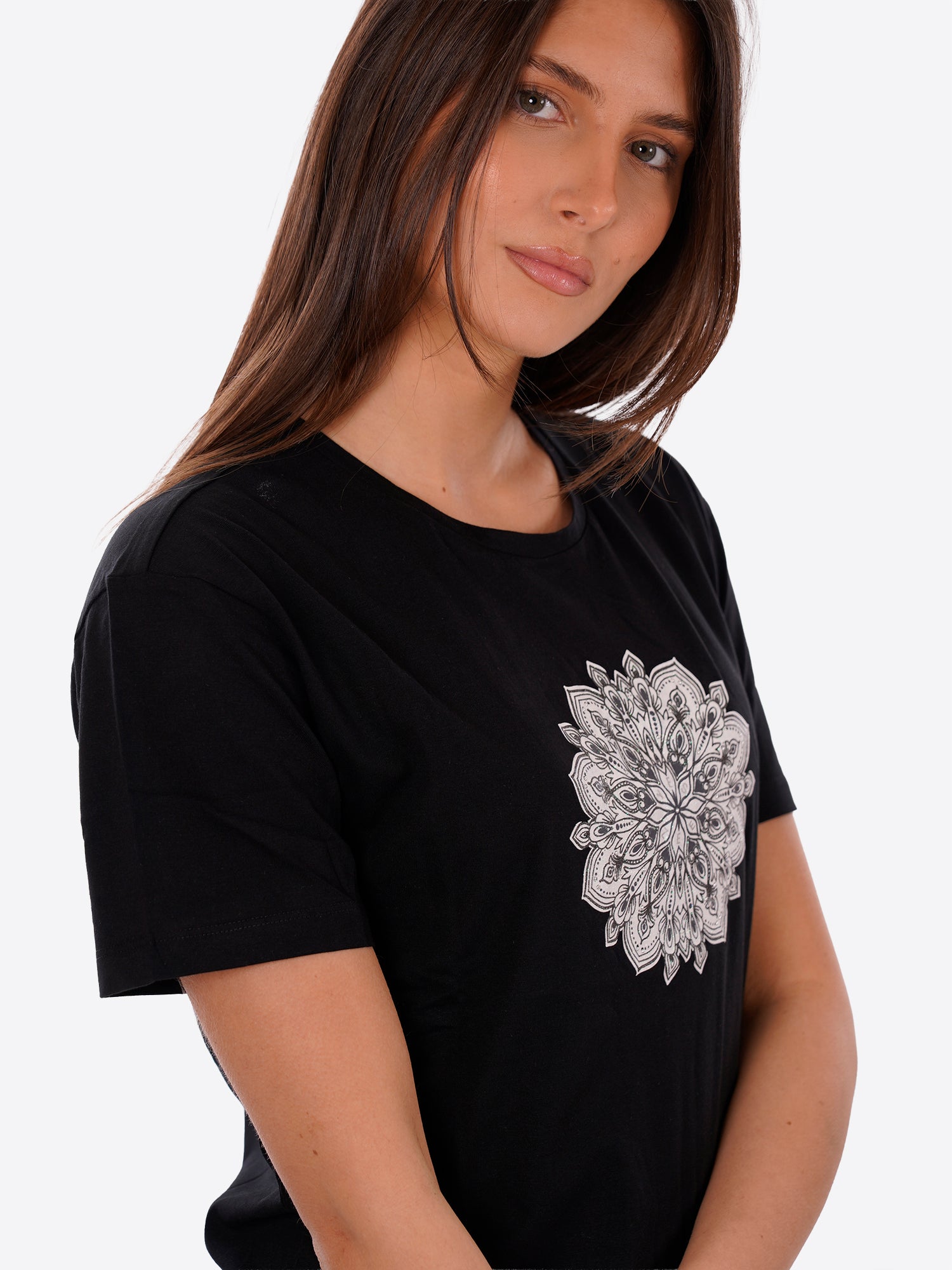 T-shirt YES-ZEE da Donna - nero T258T900801