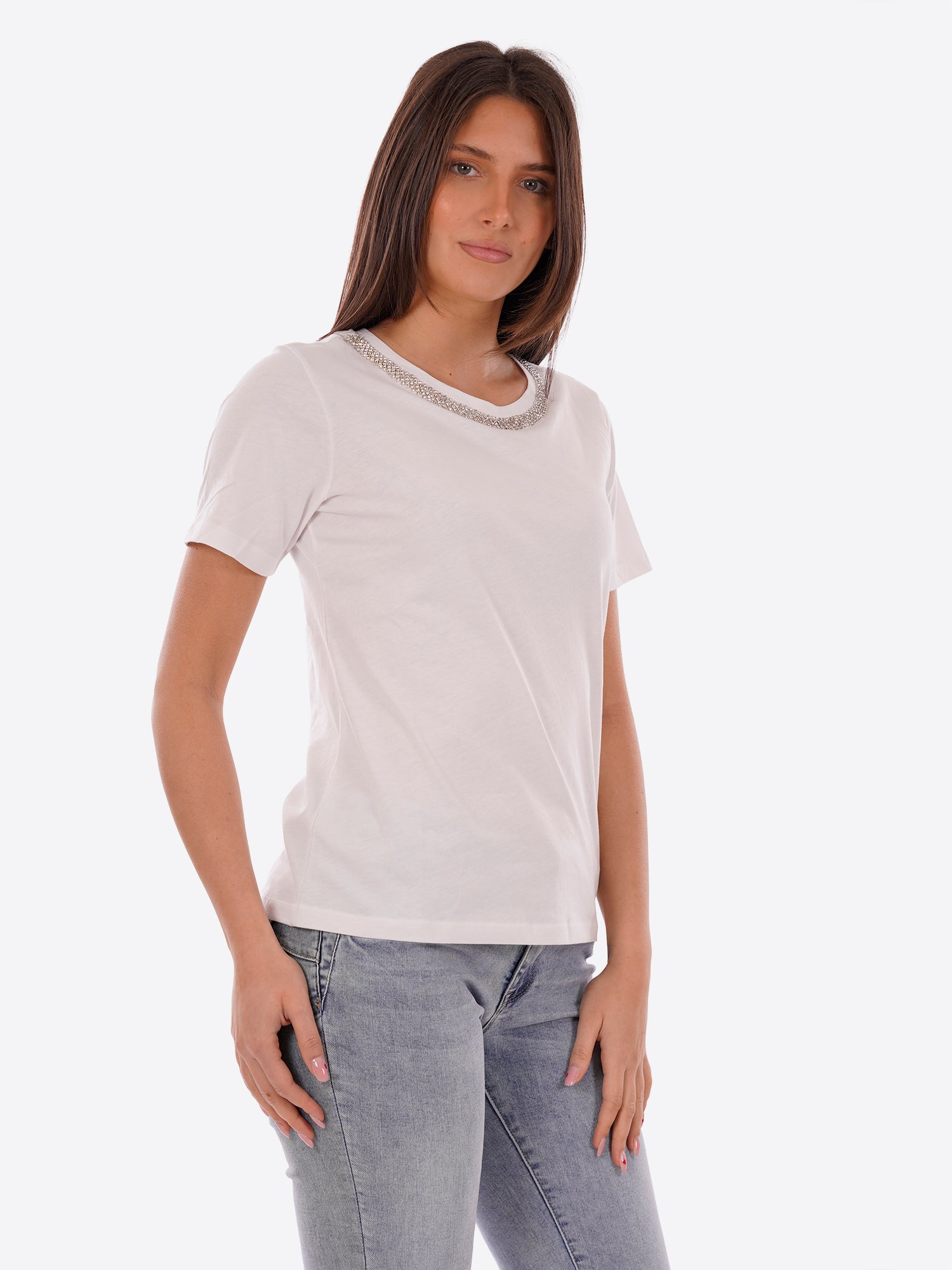T-shirt YES-ZEE da Donna - bianco T267S100101