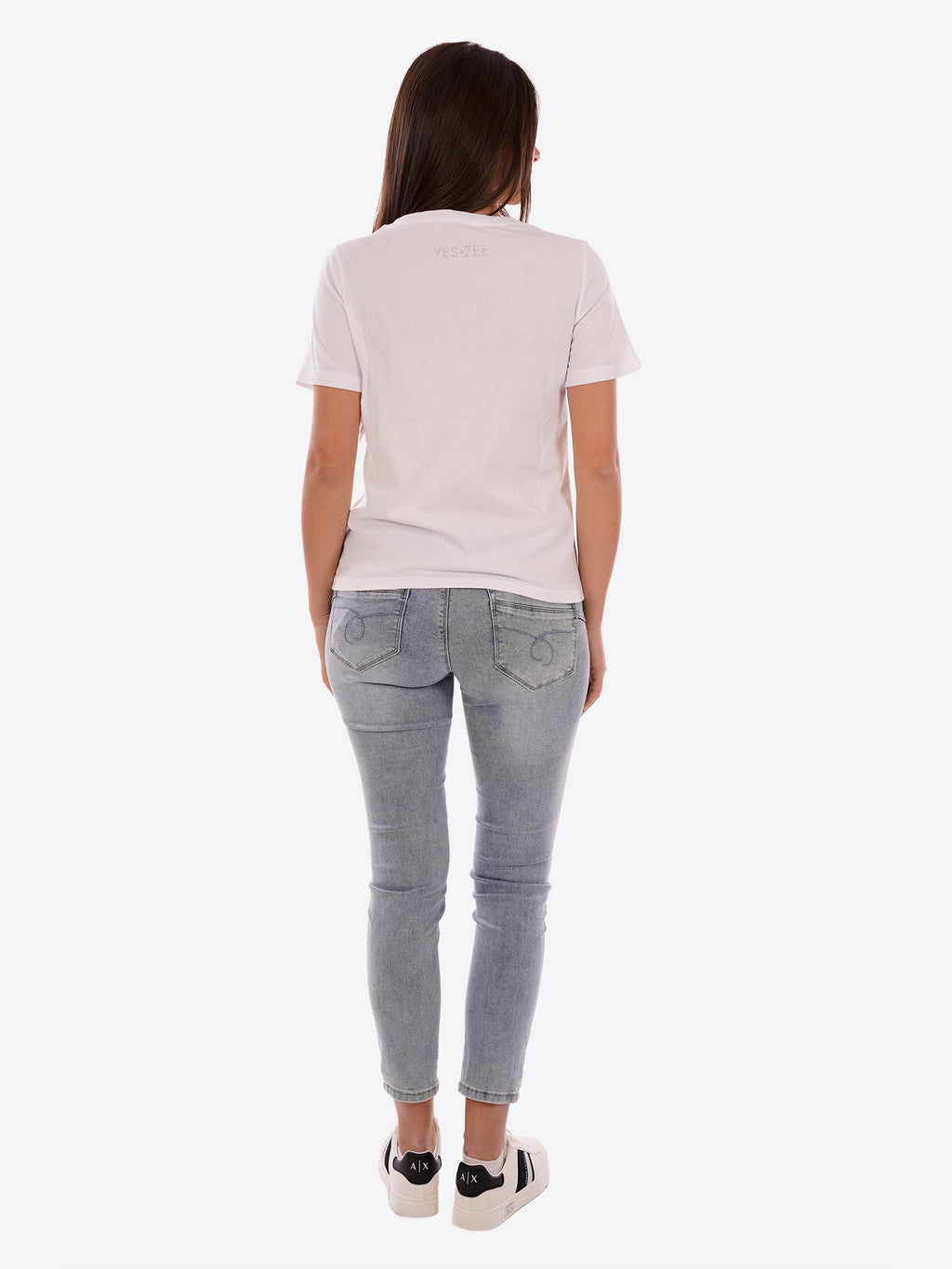 T-shirt YES-ZEE da Donna - bianco T267S100101